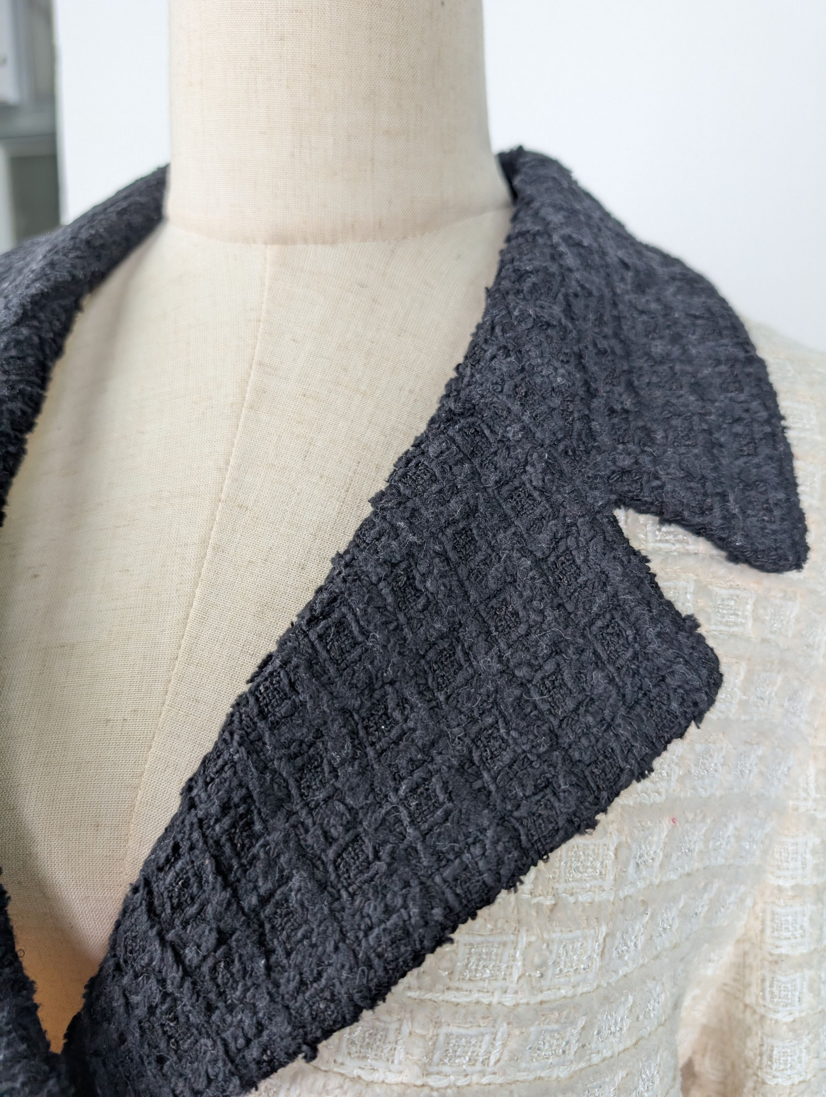 Gucci Gucci Black And White Tweed Jacket Size XS / US 0-2 / IT 36-38 - 7 Thumbnail