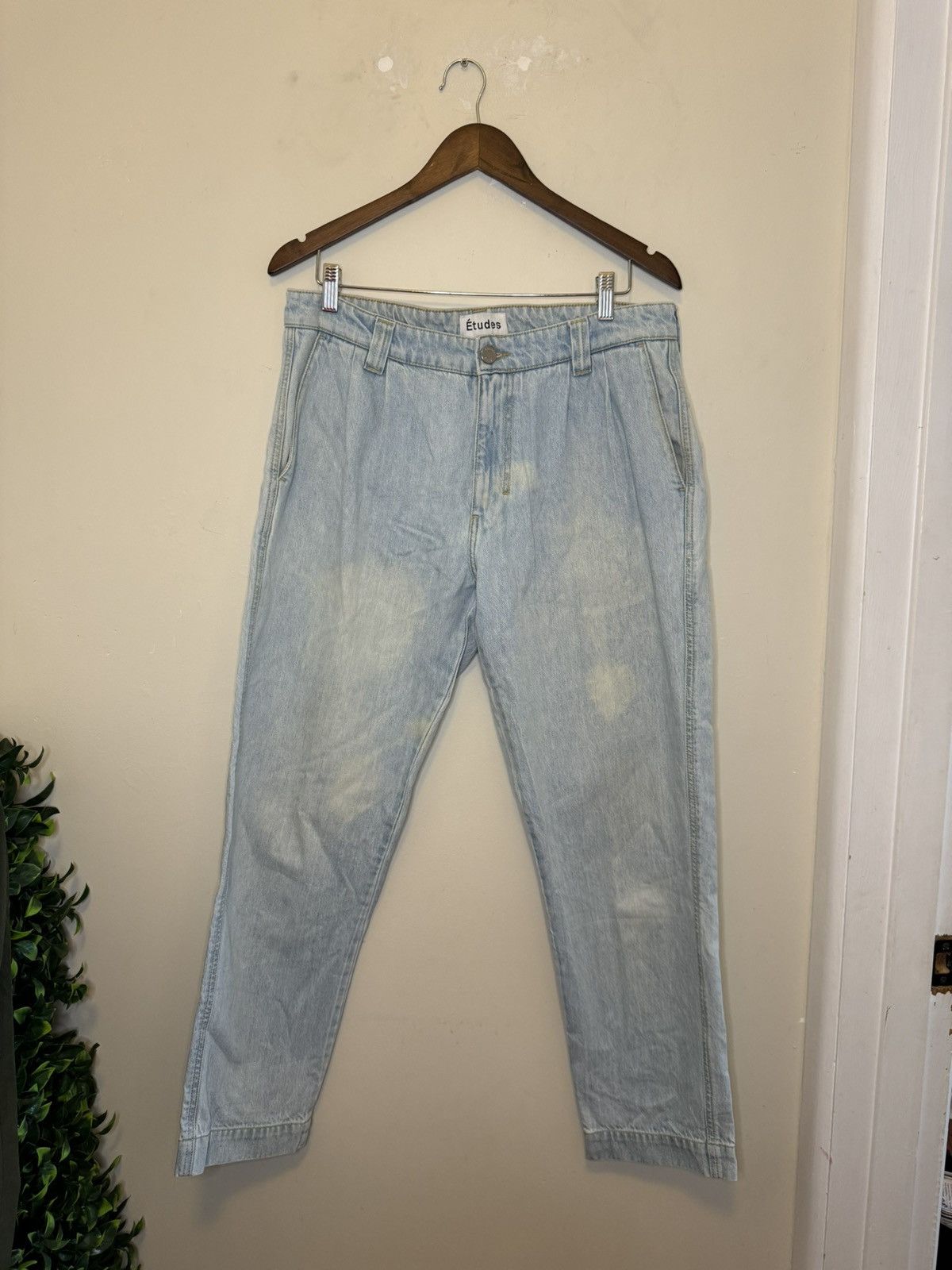 Etudes Etudes Pleated Jeans Size US 34 / EU 50 - 1 Thumbnail
