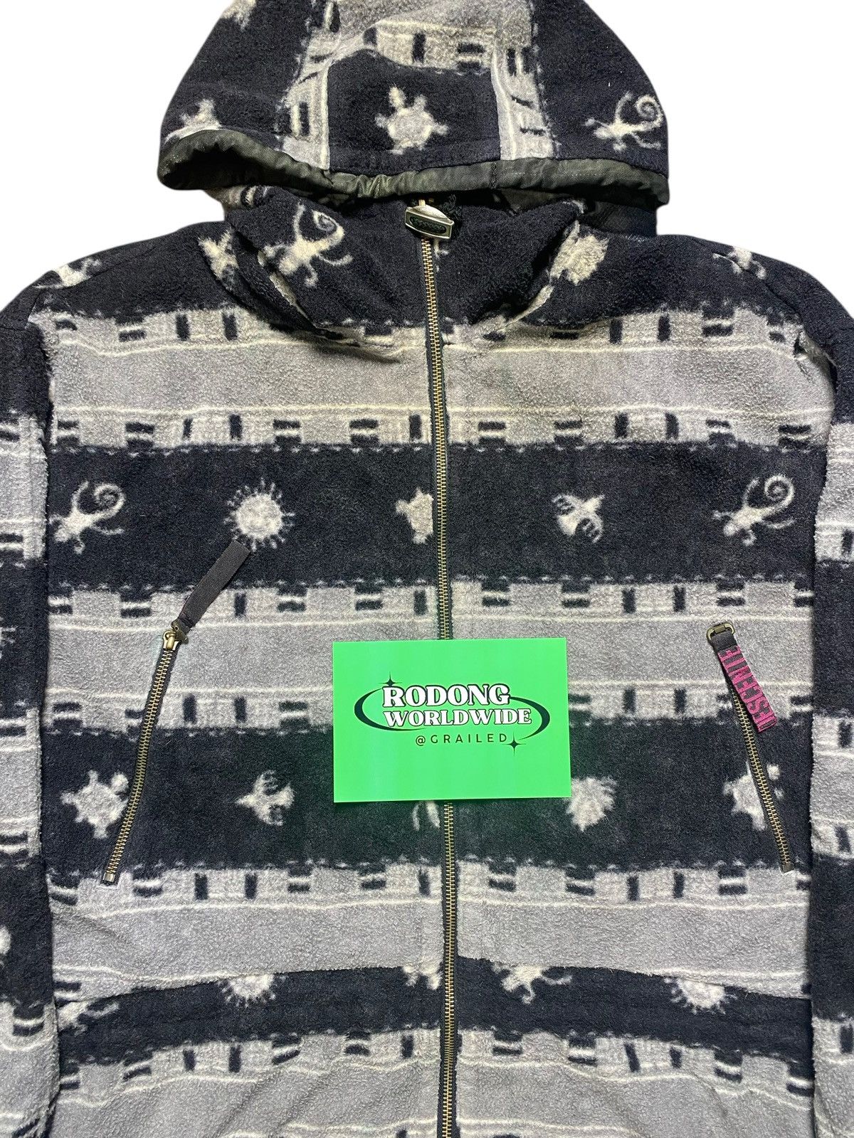 Descente VINTAGE JACKET DESCENTE WOOL JACKET ZIPPER HOODIE Size US XXL / EU 58 / 5 - 2 Thumbnail