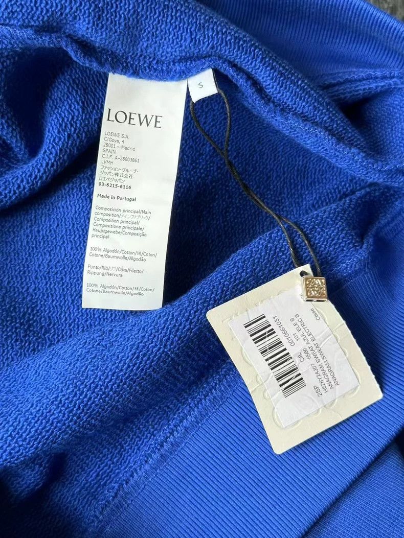Loewe loewe Blue embroidered sweatshirt 2506-Nextarrow Size US S / EU 44-46 / 1 - 4 Thumbnail