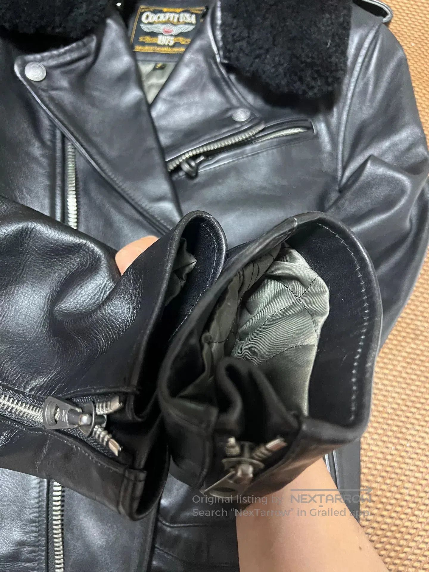 Cockpit USA COCKPIT American Horsehide Leather Jacket. Size US S / EU 44-46 / 1 - 4 Thumbnail