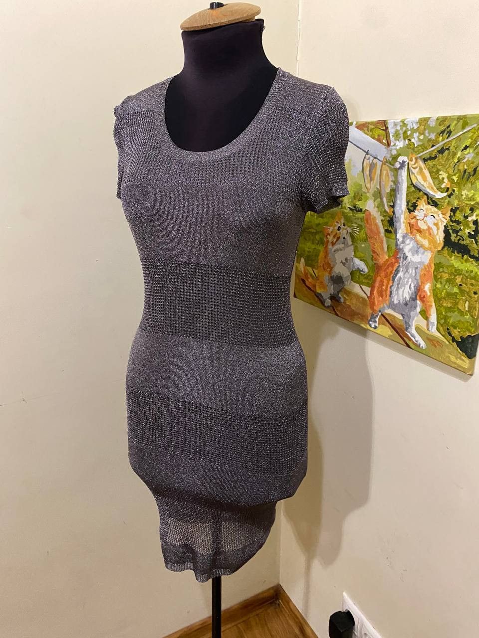 Dolce & Gabbana DOLCE & GABBANA Alpaca Wool Knit Bodycon Sleeveless Dress Size S / US 4 / IT 40 - 2 Thumbnail