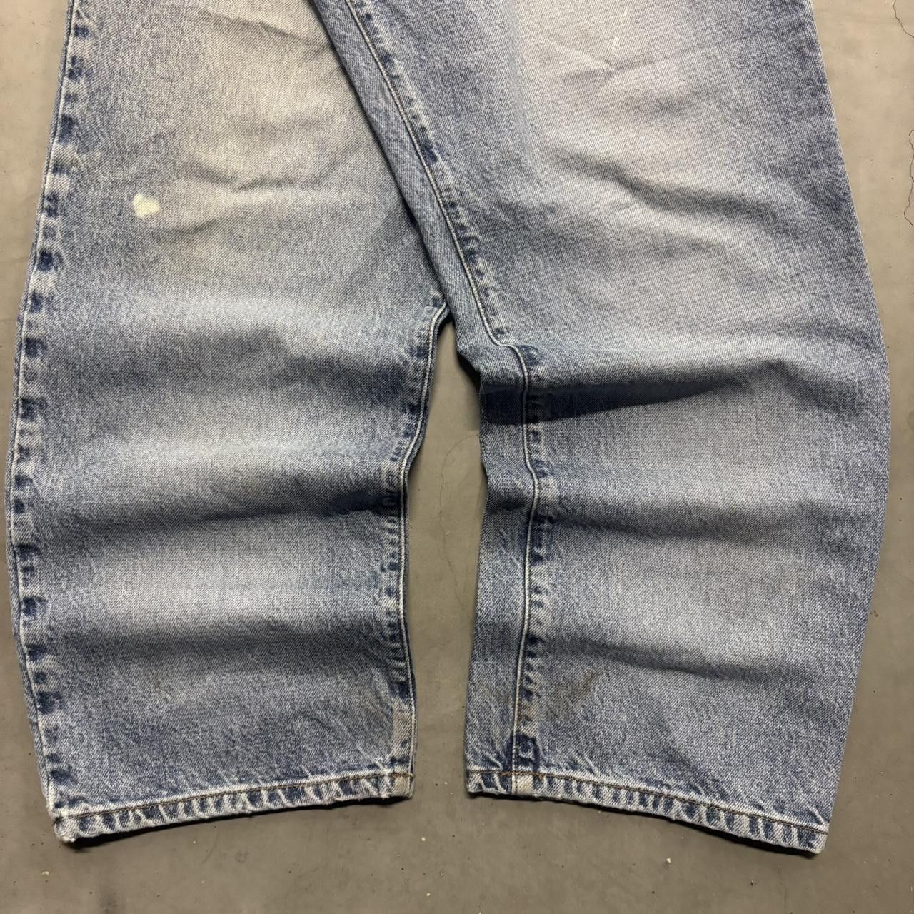 American Eagle Outfitters Crazy Vintage Y2K/2000s Baggy Streetwear Style American Eagle Medium Blue Wash Denim Jeans! Size US 36 / EU 52 - 5 Thumbnail