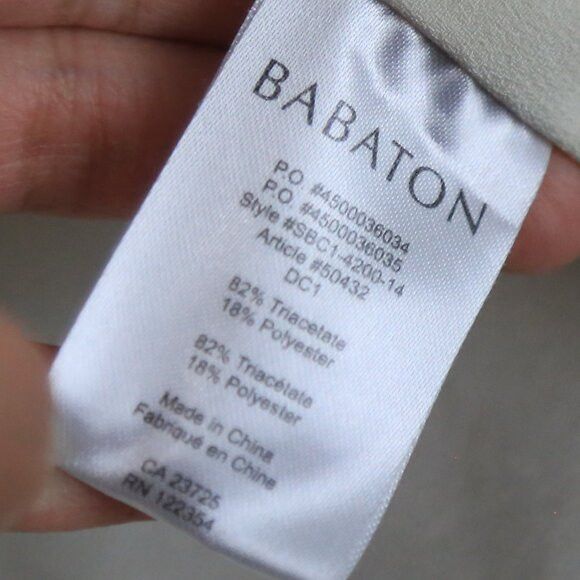 Aritzia Aritzia Babaton Cream Structured Zip Vest Jacket Size XS / US 0-2 / IT 36-38 - 7 Thumbnail