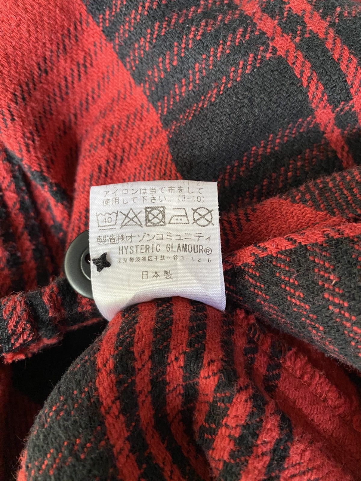 Hysteric Glamour Hysteric Slamom Red Plaid Cozy Shirt Size US L / EU 52-54 / 3 - 5 Thumbnail