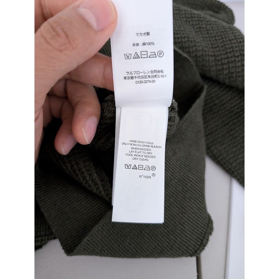 Polo Ralph Lauren o1rshd1 CC20 Cotton Cashmere Sweater in Green Size US M / EU 48-50 / 2 - 15 Thumbnail
