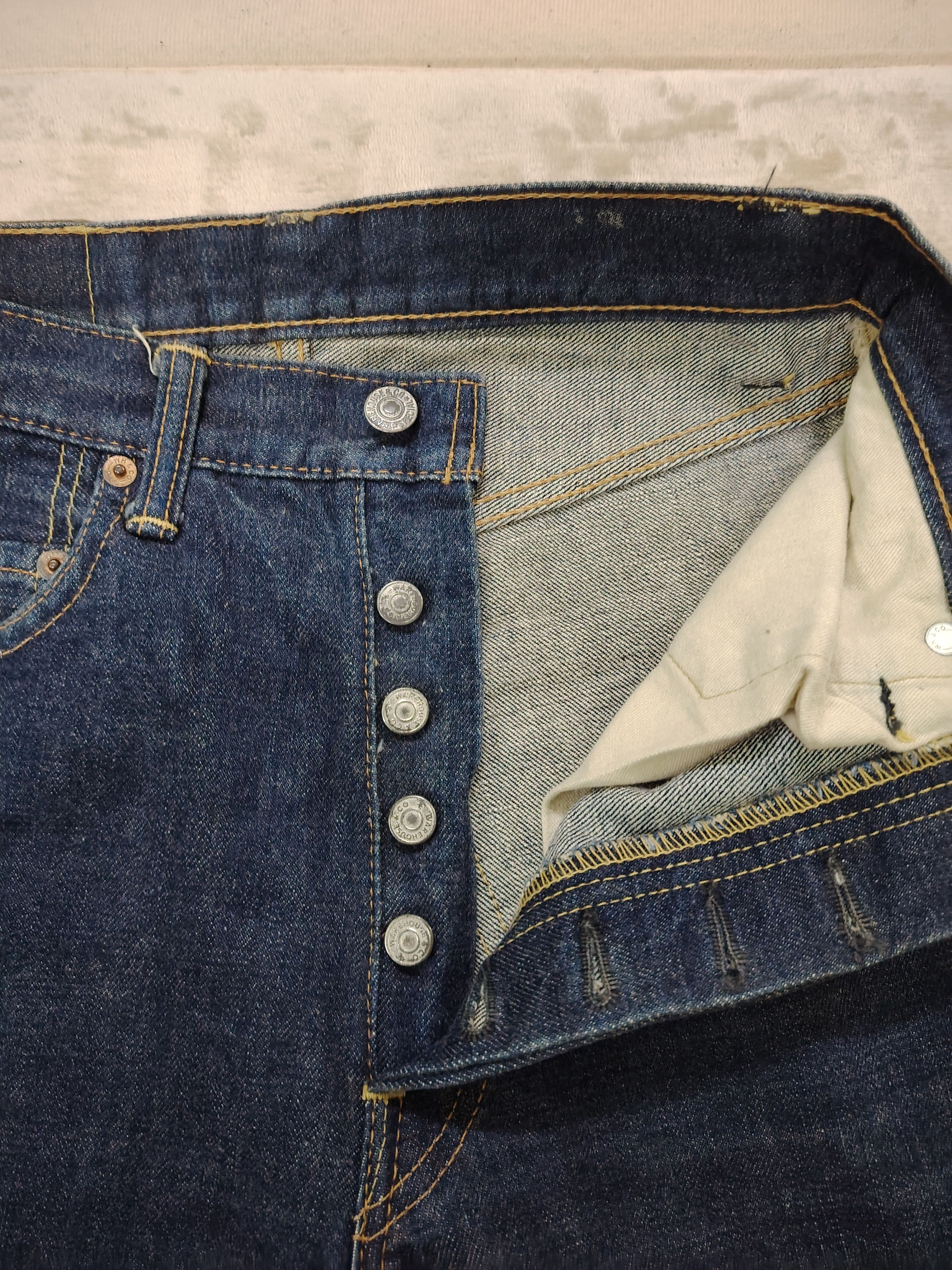 Warehouse & Co. Limited Edition Warehouse Japan Lot 1100 Selvedge Size US 27 - 4 Thumbnail