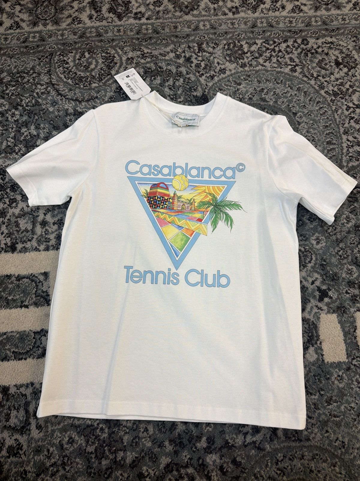Casablanca Tennis Club T shirt white