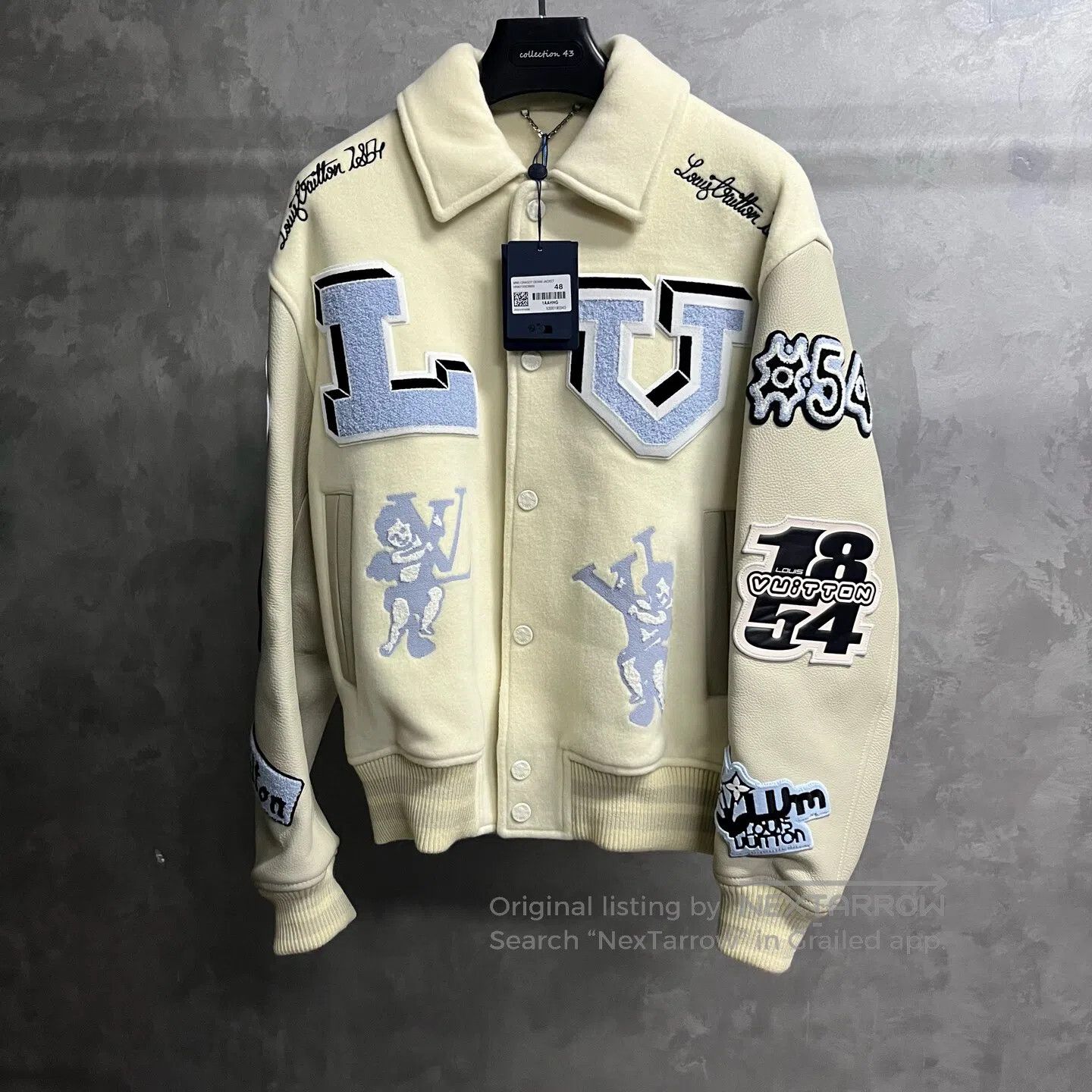 Louis Vuitton Louis Vuitton Color contrast-spliced letter cartoon sticke Size US M / EU 48-50 / 2 - 1 Thumbnail