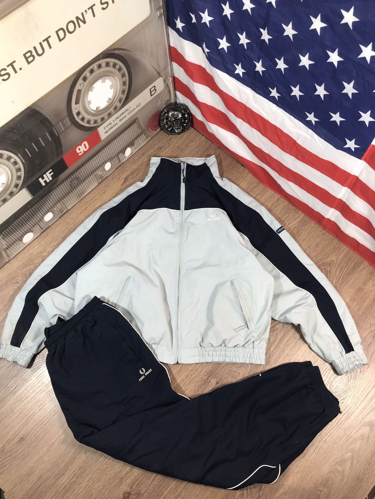 Fred Perry × Vintage Vintage Freed Perry Track Suit 90s Size US XL / EU 56 / 4 - 1 Thumbnail