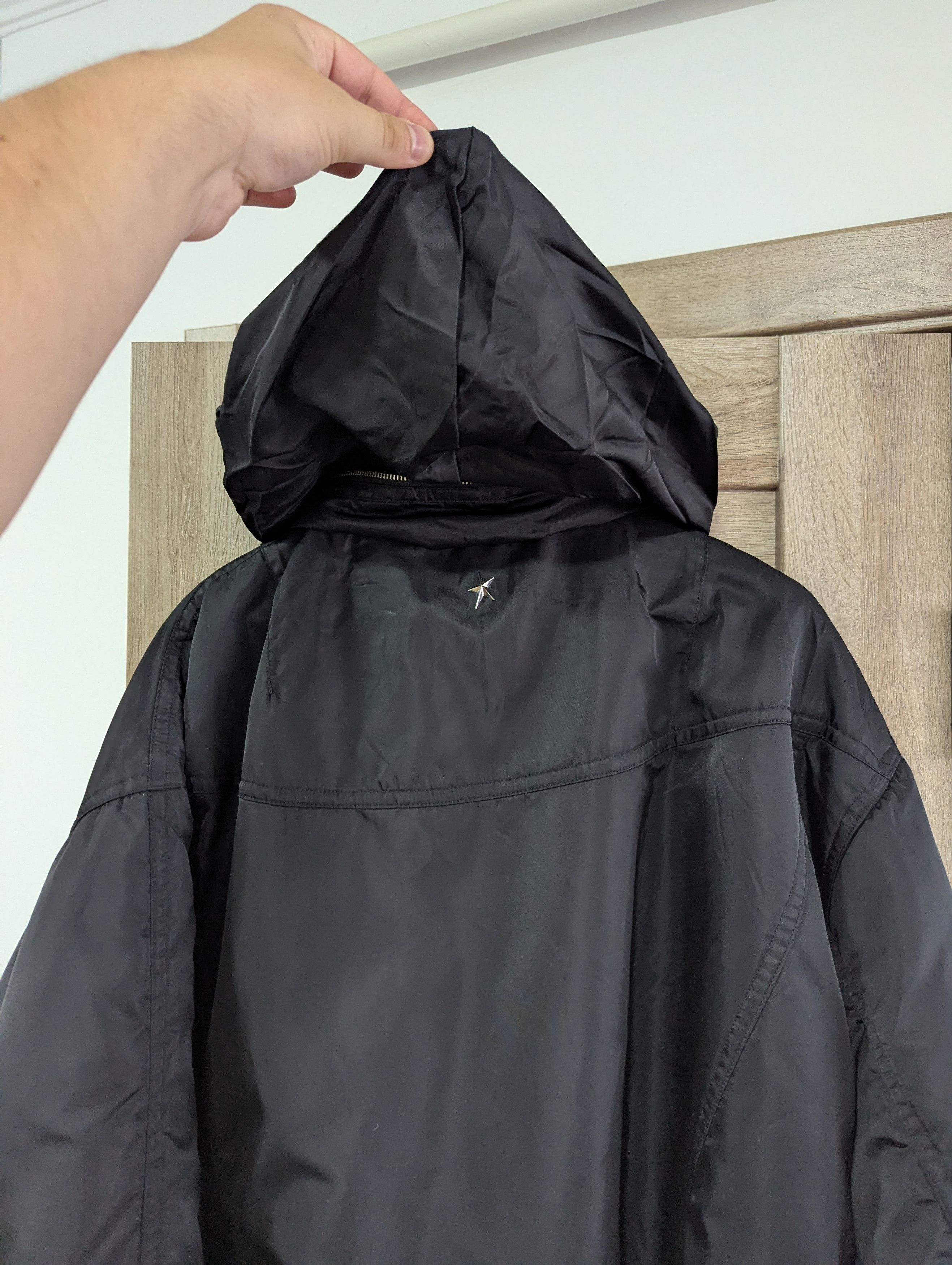 Thierry Mugler Mugler H&M Nylon Parachute Jacket Black Men's Size XL Size US XL / EU 56 / 4 - 16 Thumbnail