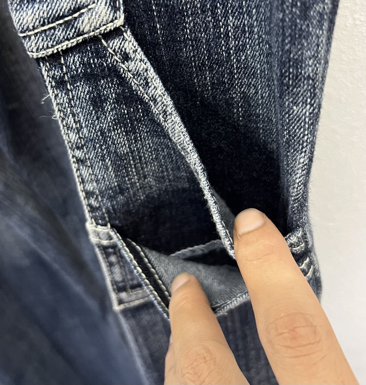 Japanese Brand × Vintage Vintage Y2K Style Distressed Denim Overalls – “Gladys” Brand Size US 32 / EU 48 - 11 Thumbnail