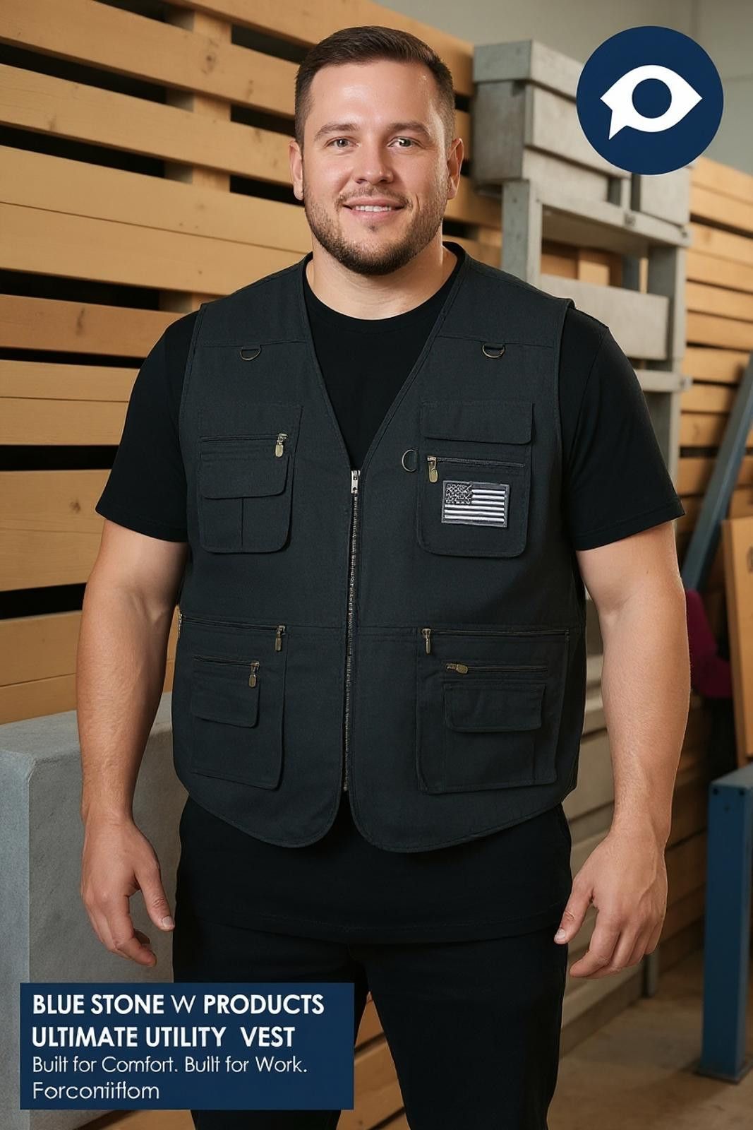 Other Reactor Concealment Vest: The original 22 pocket vest Size ONE SIZE - 2 Thumbnail