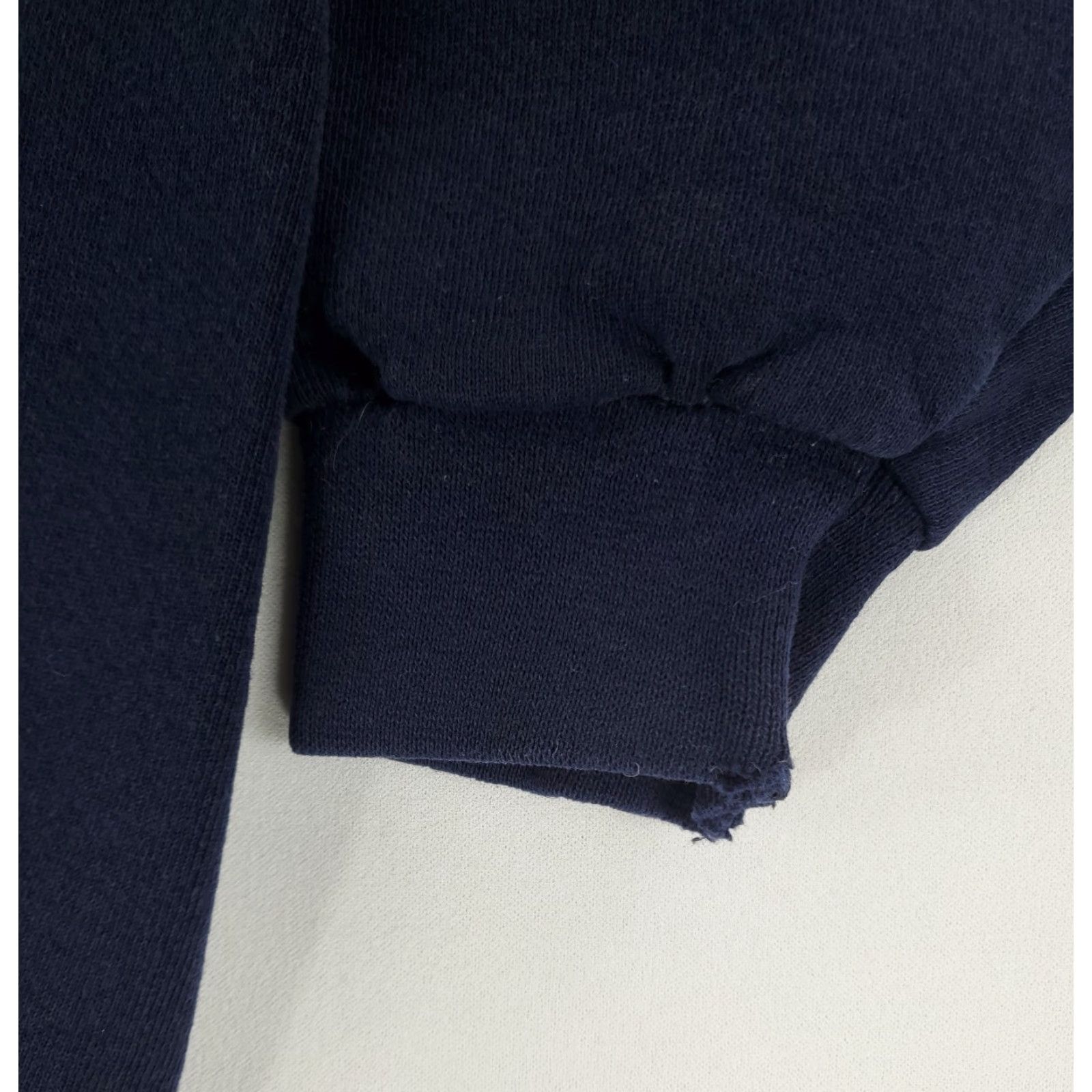 Vintage VINTAGE Oarsman Sweatshirt Dayton University Made USA Blue Mens XL Pullover 90s Cuff wear Size US XL / EU 56 / 4 - 4 Thumbnail