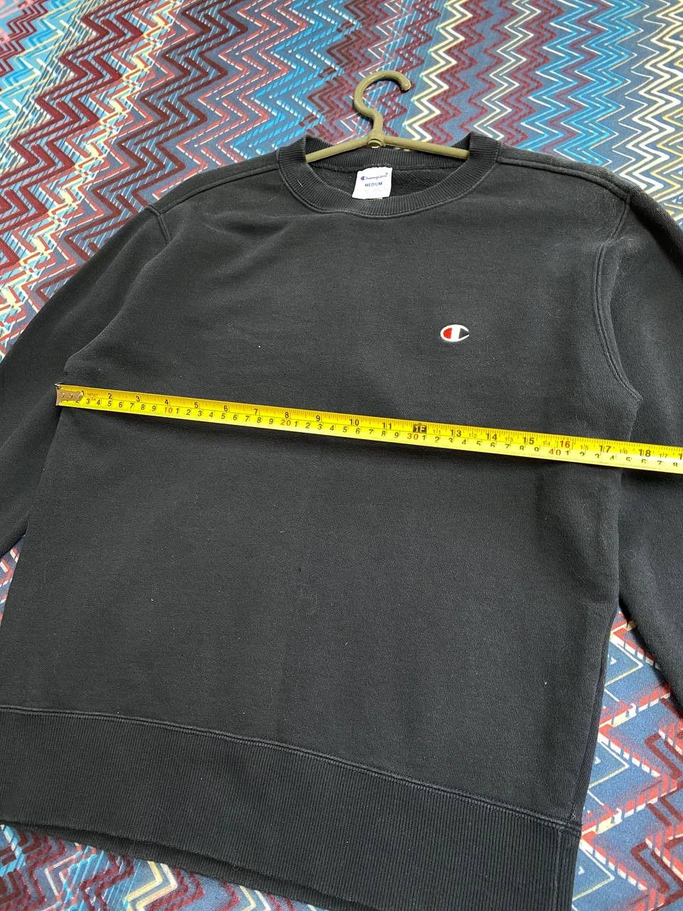 Champion Champion Womens Black Long Sleeve Sweatshirt Logo Size M / US 6-8 / IT 42-44 - 5 Thumbnail