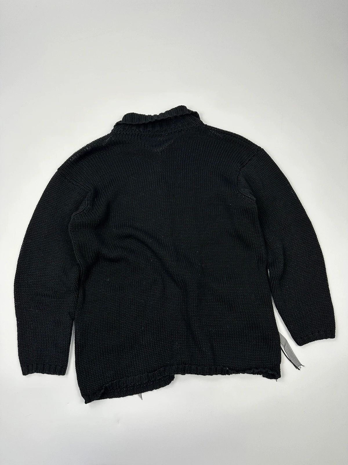 Jean Paul Gaultier Jean Paul Gautier Maille Femme Knit Cardigan Black Sweater Size M / US 6-8 / IT 42-44 - 4 Thumbnail