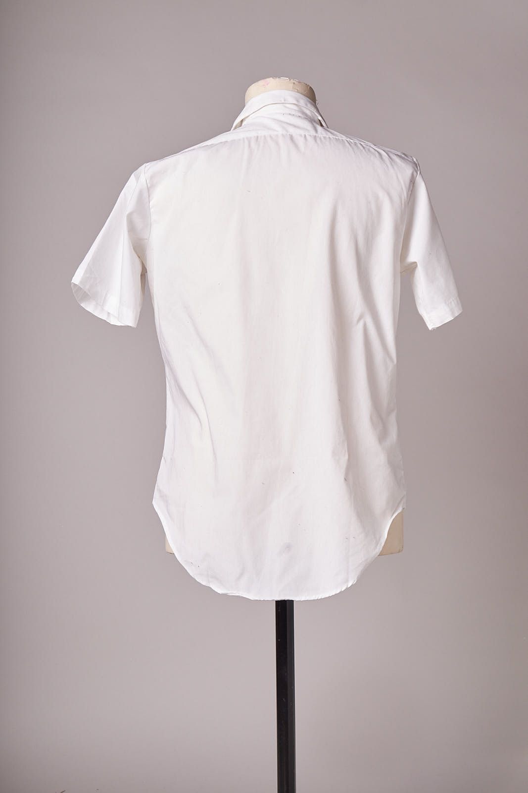 Vintage 1980s White Navy Military Uniform Short Sleeve Shirt Size US M / EU 48-50 / 2 - 3 Thumbnail