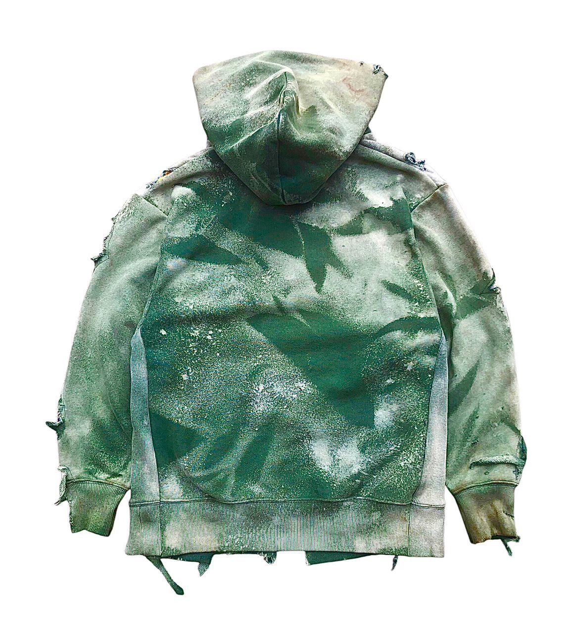 Hysteric Glamour × Seditionaries 🇯🇵 Hysteric Glamour Bondage Hoodie Custom Made Distressed Size US M / EU 48-50 / 2 - 2 Thumbnail