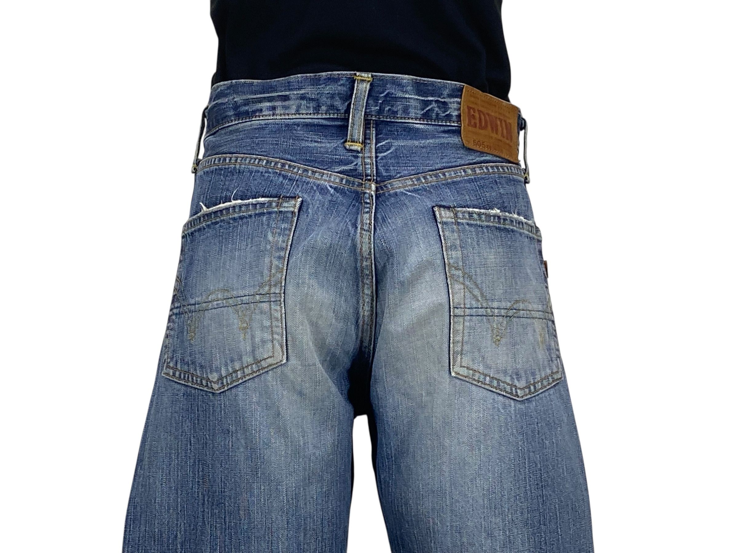 Edwin Edwin Selvedge Denim Jeans Light Wash Selvedge Pants Japan Size US 28 / EU 44 - 5 Thumbnail