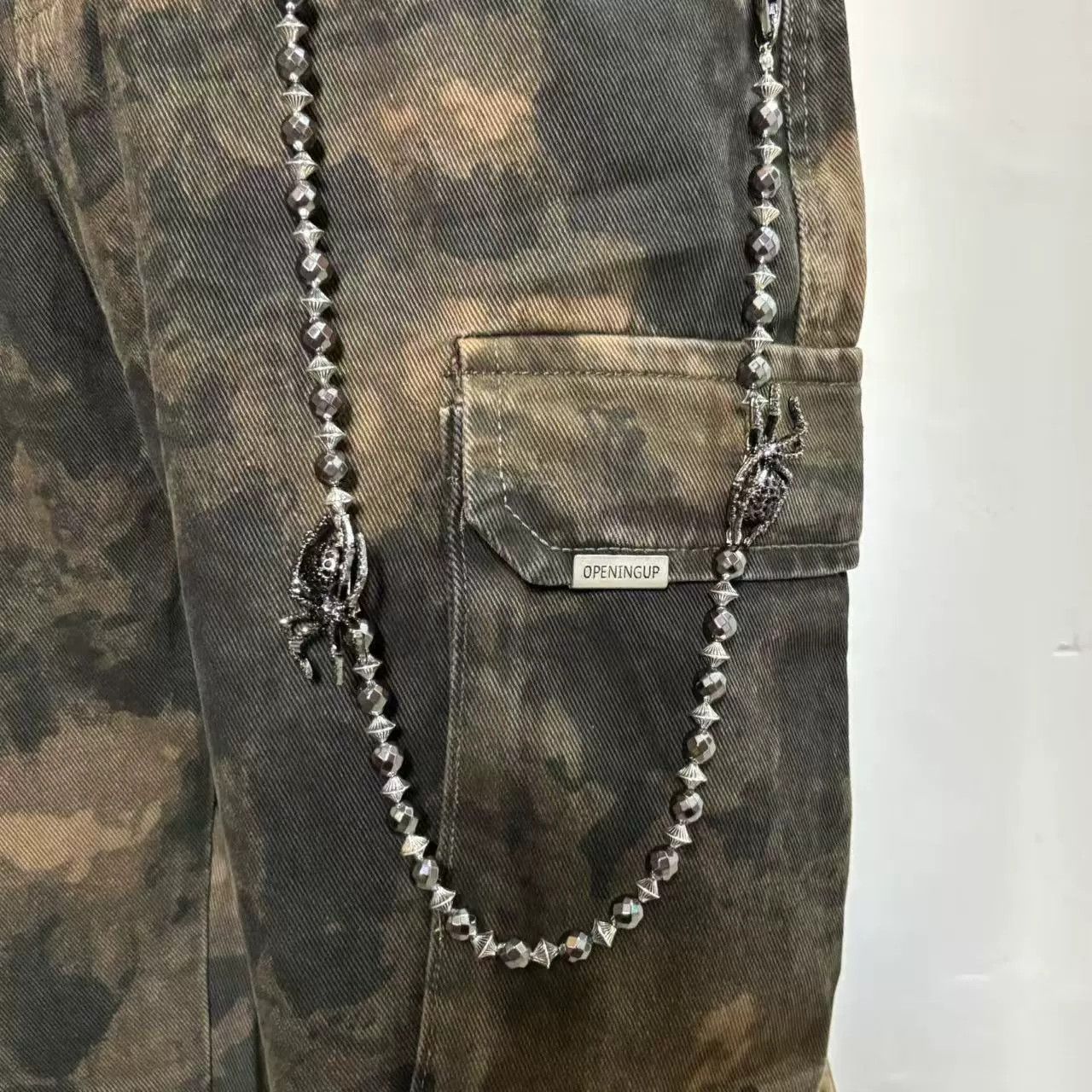 Vintage Retro hip-hop punk style jeans waist chain Size ONE SIZE - 1 Thumbnail