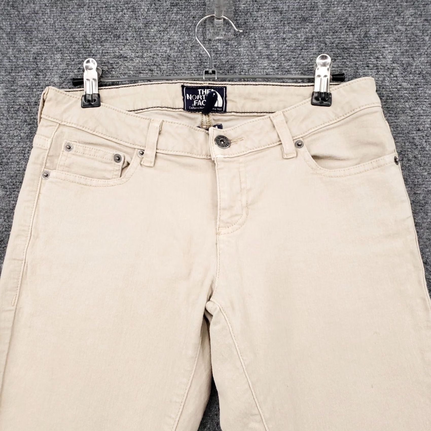 The North Face The North Face Jeans Womens 2 Beige Skinny Low Rise Stretch 5 Pocket Size 26" / US 2 / IT 38 - 3 Thumbnail