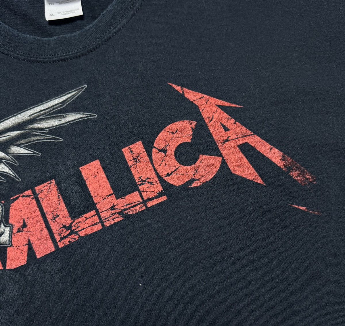 Gildan Metallica 2008 Rock T-Shirt Band Y2K Big Logo Size US XL / EU 56 / 4 - 9 Thumbnail