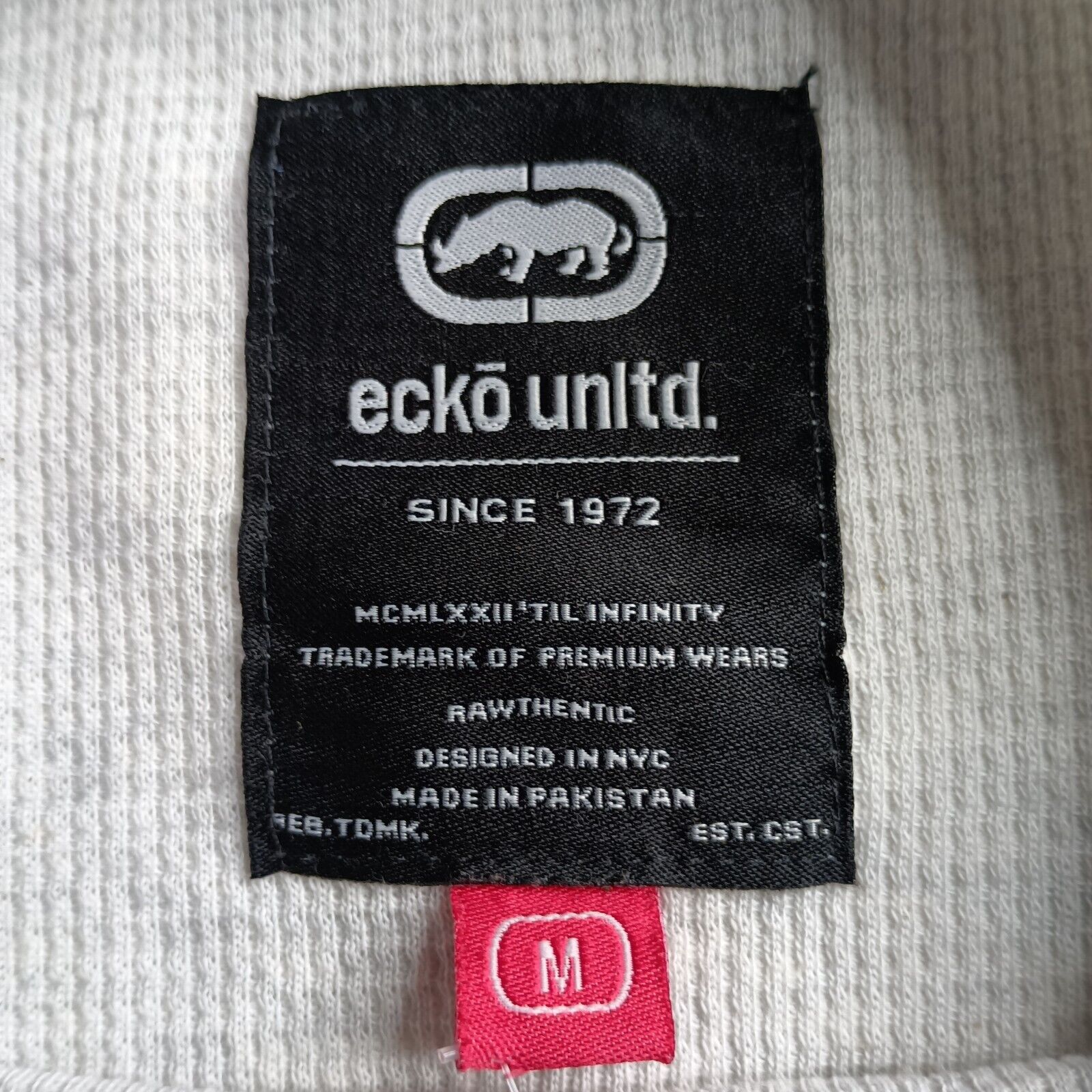 Ecko Unltd. Ecko Unltd Thermal Waffle Knit Shirt Men's M Oatmeal Heather Size US M / EU 48-50 / 2 - 4 Thumbnail