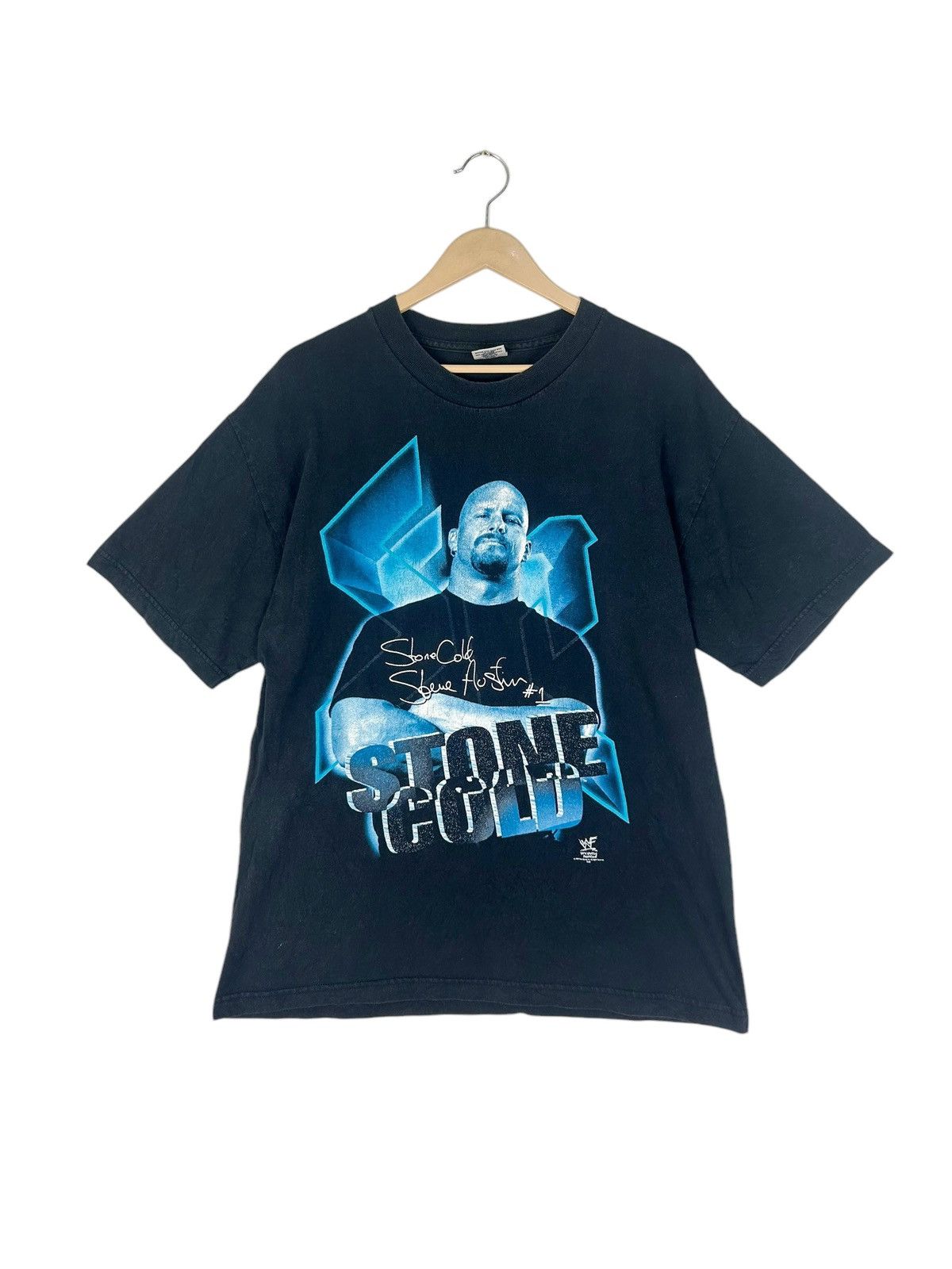 Vintage × WWE × WWF Vintage 90s Stone Cold Steve Austin 3.16 Photoprint Tees Size US L / EU 52-54 / 3 - 1 Thumbnail