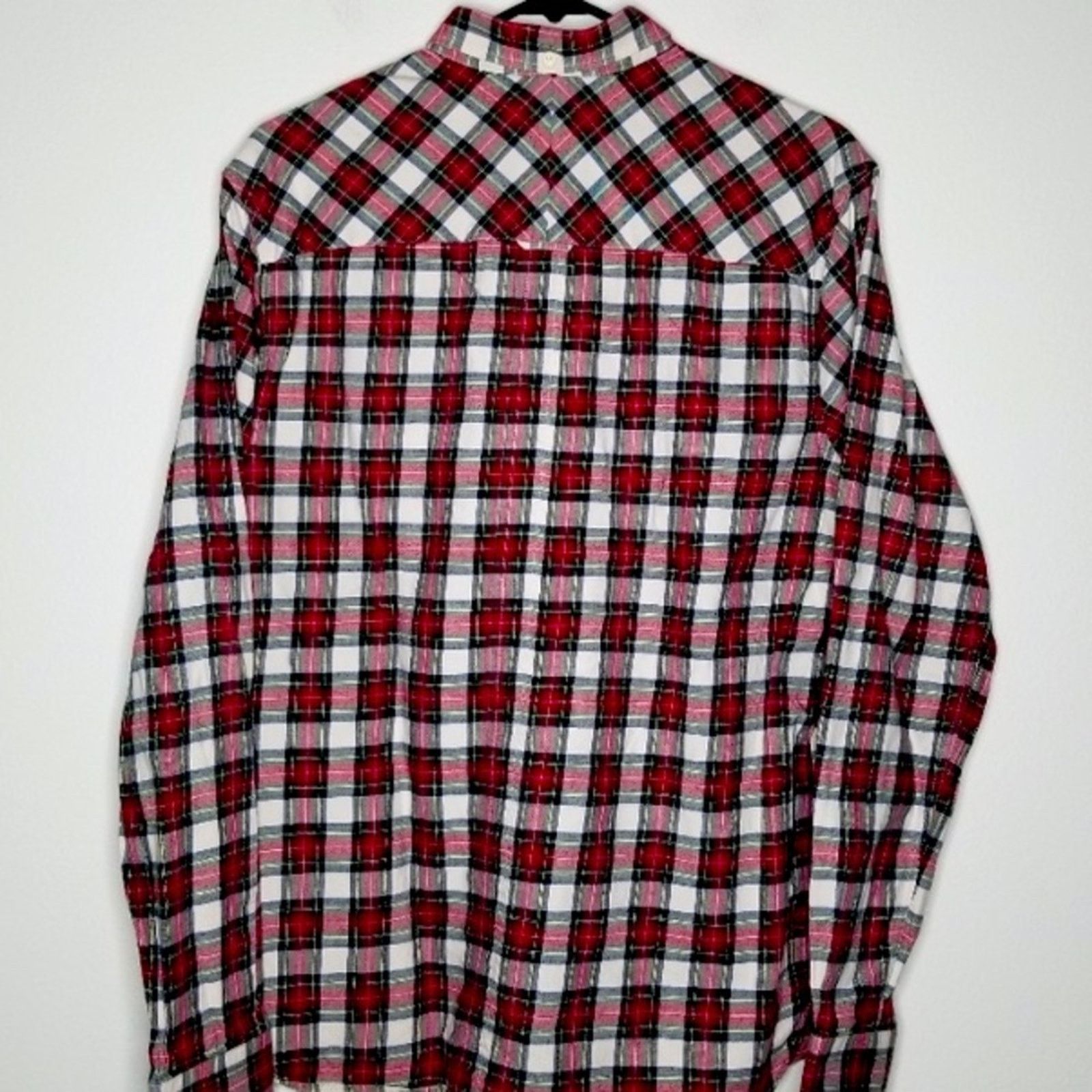 Fred Perry Fred Perry $275 Red White Plaid Flannel Button Down Shirt S Size US S / EU 44-46 / 1 - 6 Thumbnail