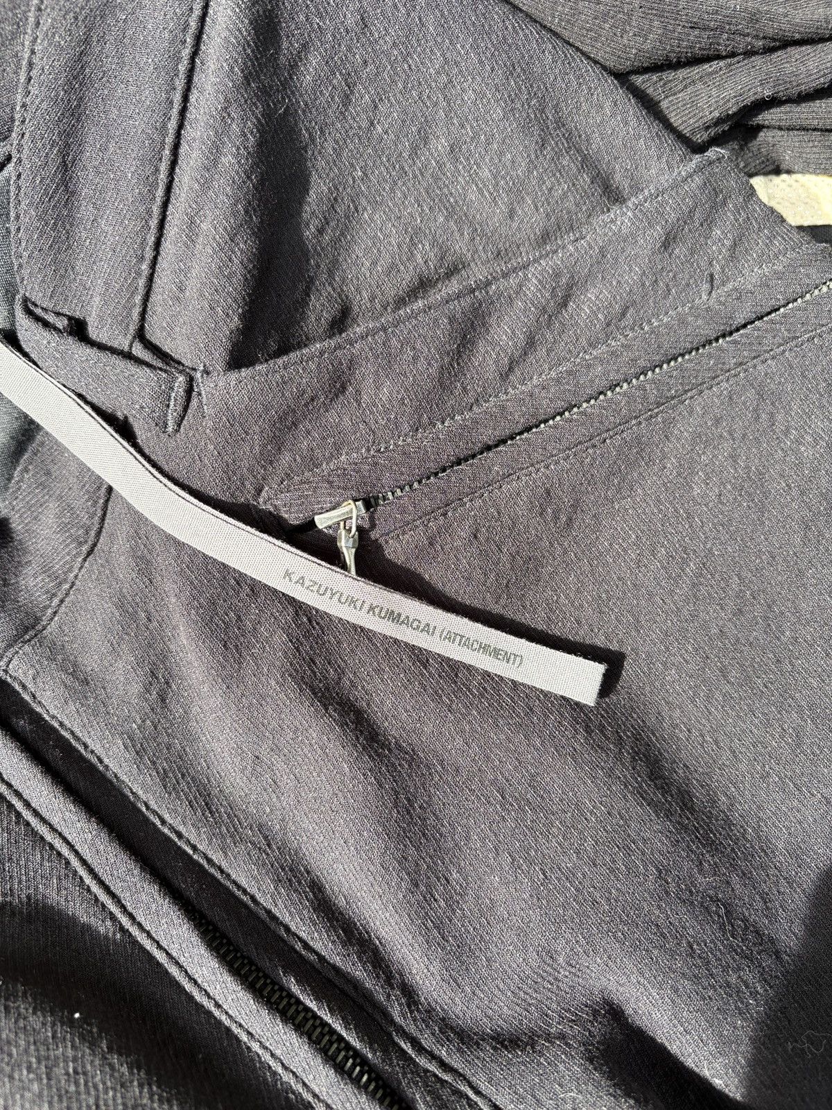 Kazuyuki Kumagai Attachment ATTACHMENT Zipper Denim Black Size US 30 / EU 46 - 8 Thumbnail