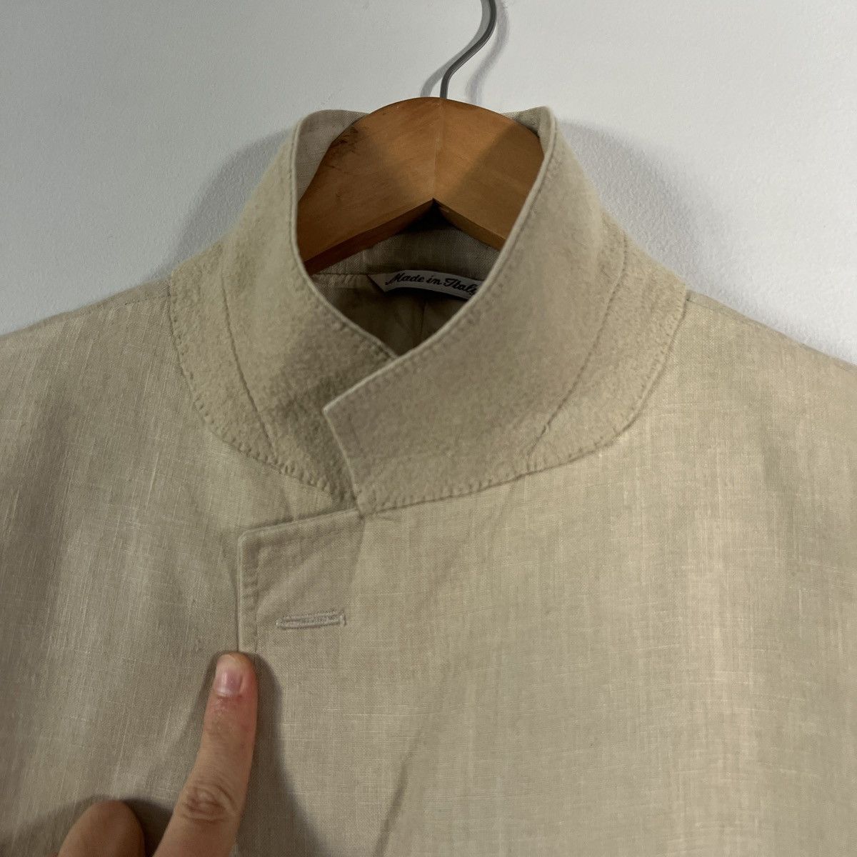 Alexander McQueen Vintage Alexandr Mcqueen Linen Blazer Size 46R - 9 Thumbnail