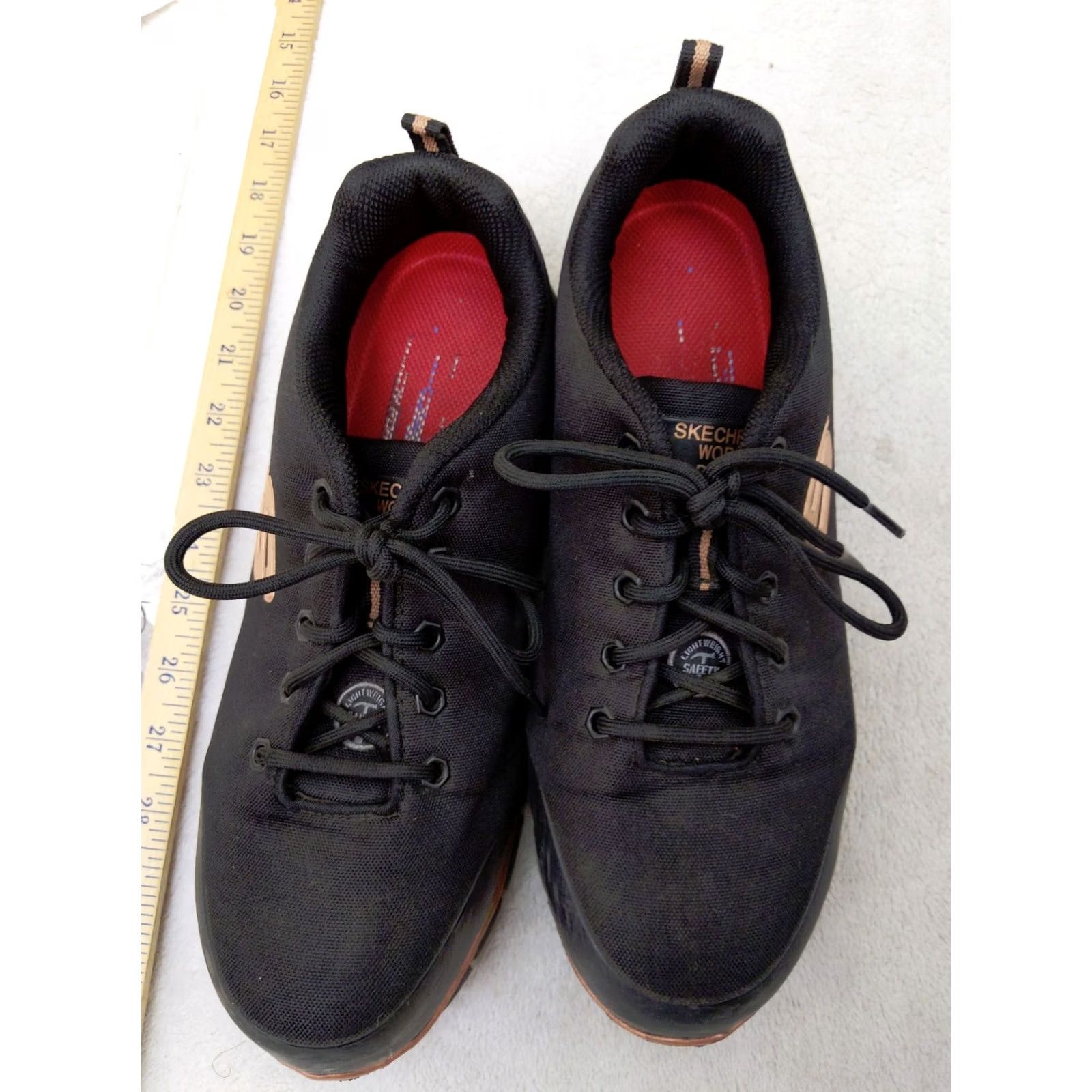 SKECHERS Skechers Womens 11 41 Black Safety Toe Slip Resistant Work 108003 F2412 Size ONE SIZE - 2 Thumbnail