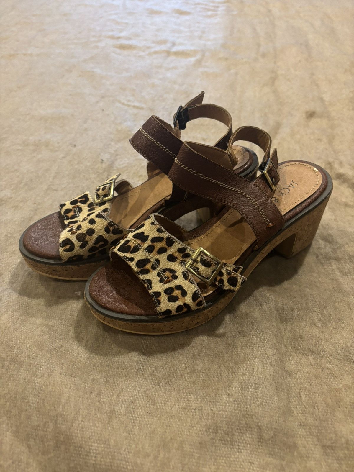 Other Leopard print sandals.wf-113 Size US 6 / IT 36 - 5 Thumbnail