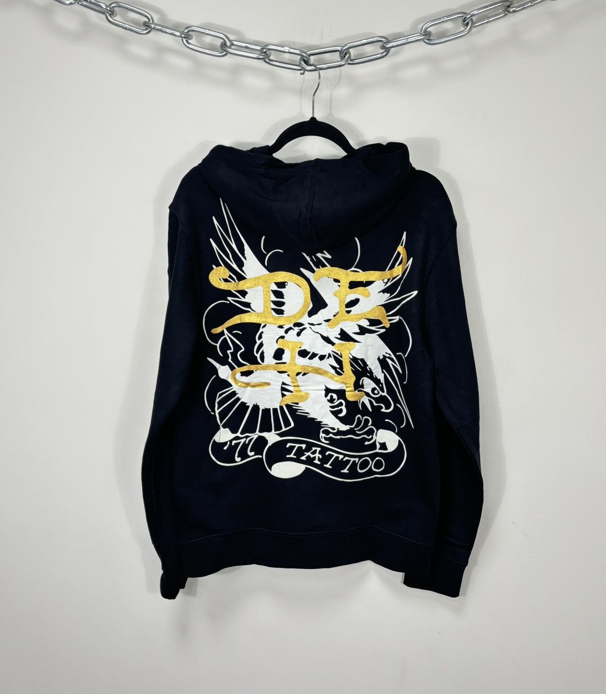 Ed Hardy Ed Hardy Tattoo Skull Black Big Logo NEW Y2K Hype Hoodie Size US S / EU 44-46 / 1 - 2 Thumbnail