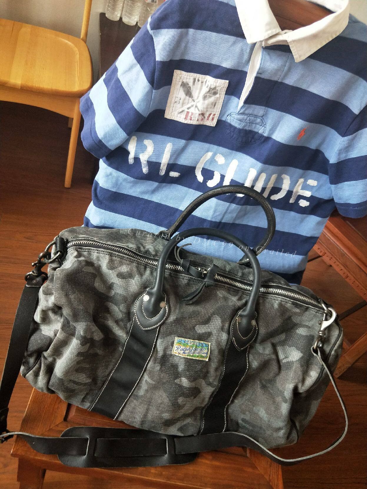 RRL Ralph Lauren RRL Ralph Lauren Camouflage Travel Bag Size ONE SIZE - 1 Thumbnail