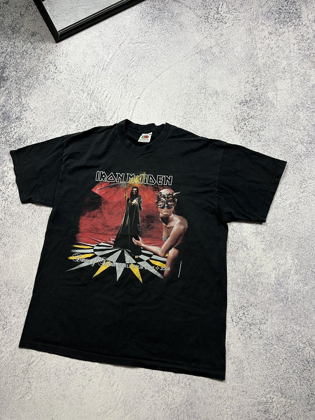Band Tees × Vintage Vintage 2003 Iron Maiden World Tour T-Shirt Dance Of Death Size US XL / EU 56 / 4 - 3 Thumbnail