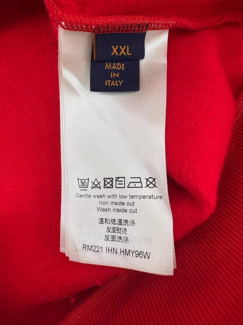 Louis Vuitton Louis Vuitton Red Sweatshirt XXL Size -2505 Size US XXL / EU 58 / 5 - 7 Thumbnail