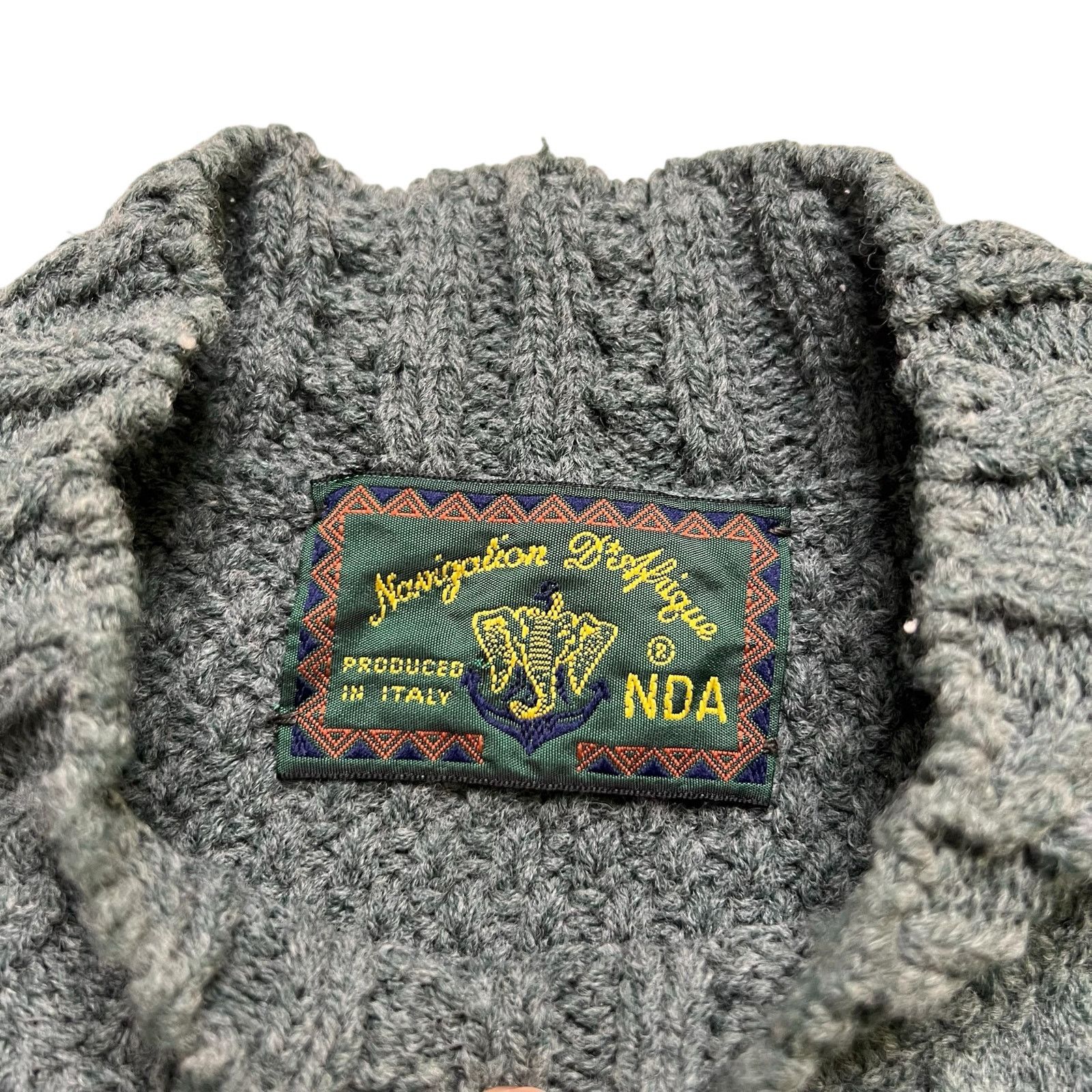 Vintage Vintage Italy Wool Sweater Navigation D’Afrique Knit XL Size US XL / EU 56 / 4 - 3 Thumbnail