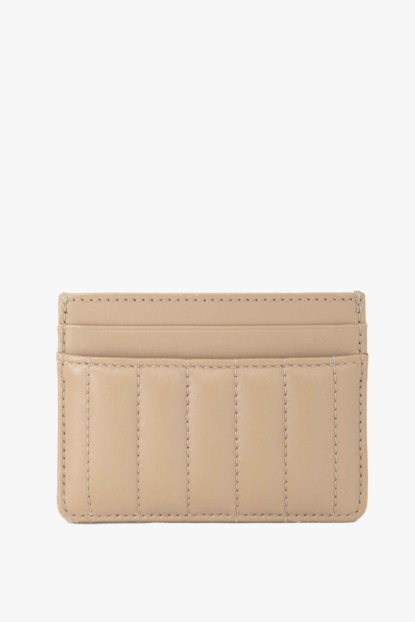 Burberry Burberry Lola Taupe Quilted Lambskin Card Holder Size ONE SIZE - 3 Thumbnail