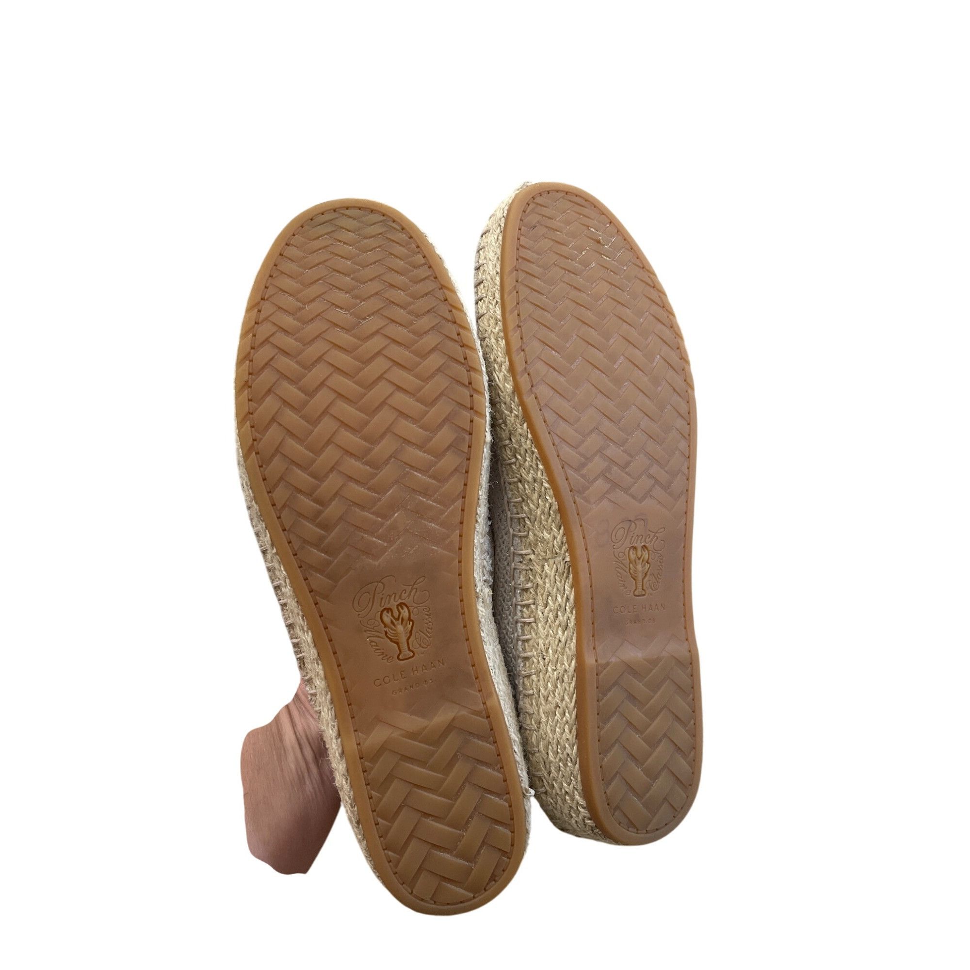 Cole Haan Cole Haan Womens Tan Espadrille Slip-On Loafers Flats Size 8 Size US 8 / IT 38 - 10 Thumbnail
