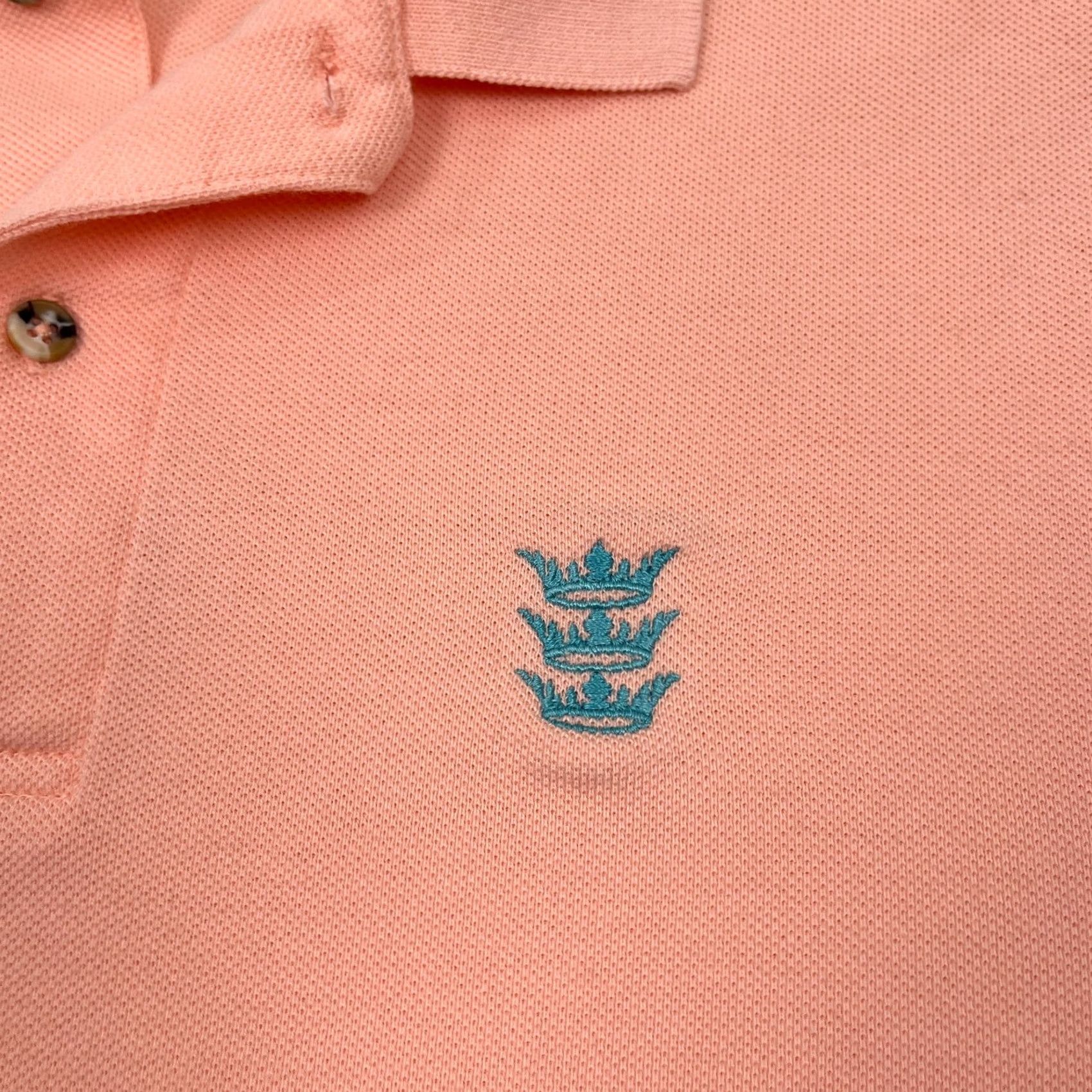 Vintage Ben Silver Polo Shirt Mens M Coral Pink Combed Cotton Knit Embroidered Preppy Shirt Polo Men M Coral Pink Embroidered Logo 90s Vintage not applicable Size US M / EU 48-50 / 2 - 2 Thumbnail