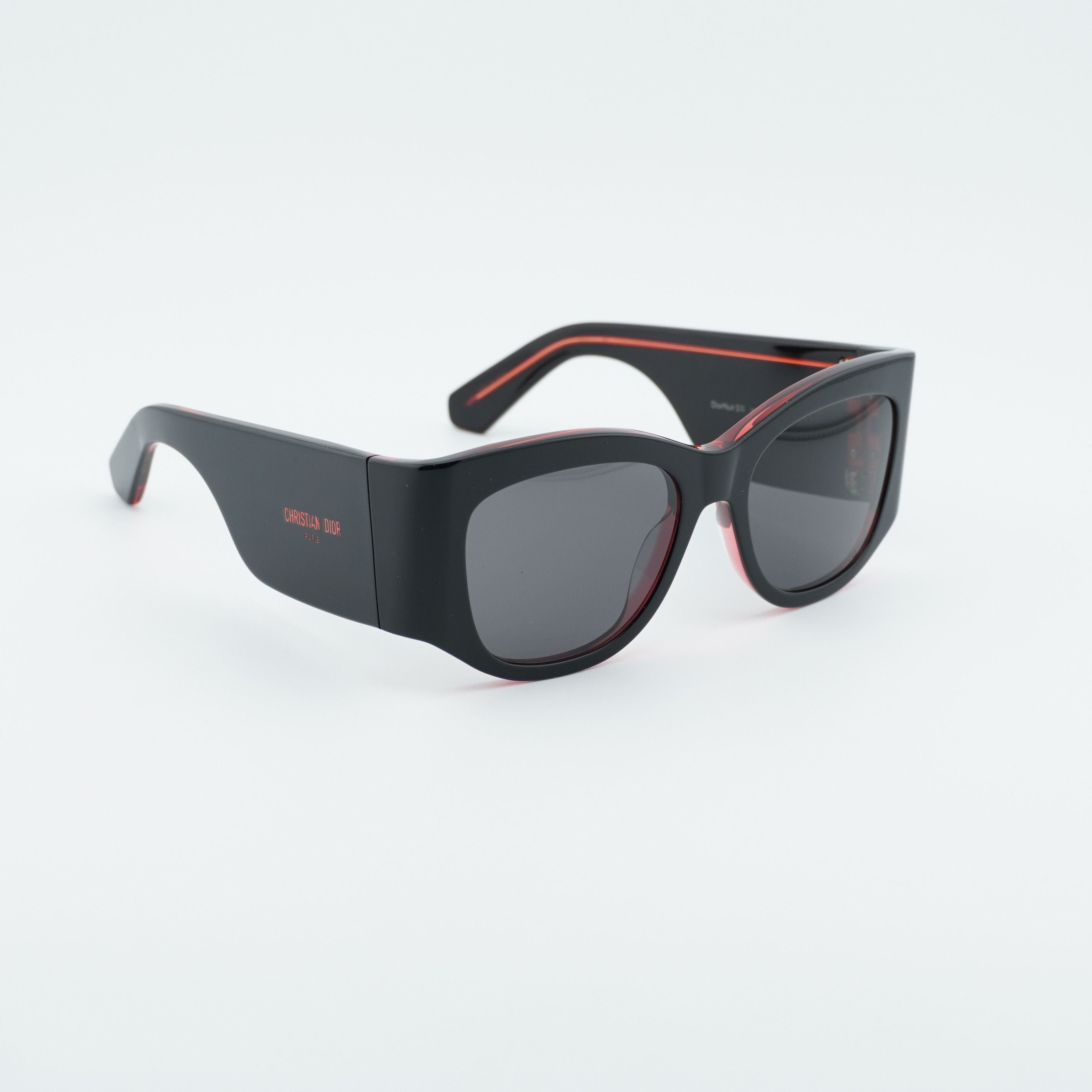 Dior Dior DIORNUIT S1I 16A0 Sunglasses Black Square Frame Size ONE SIZE - 1 Thumbnail