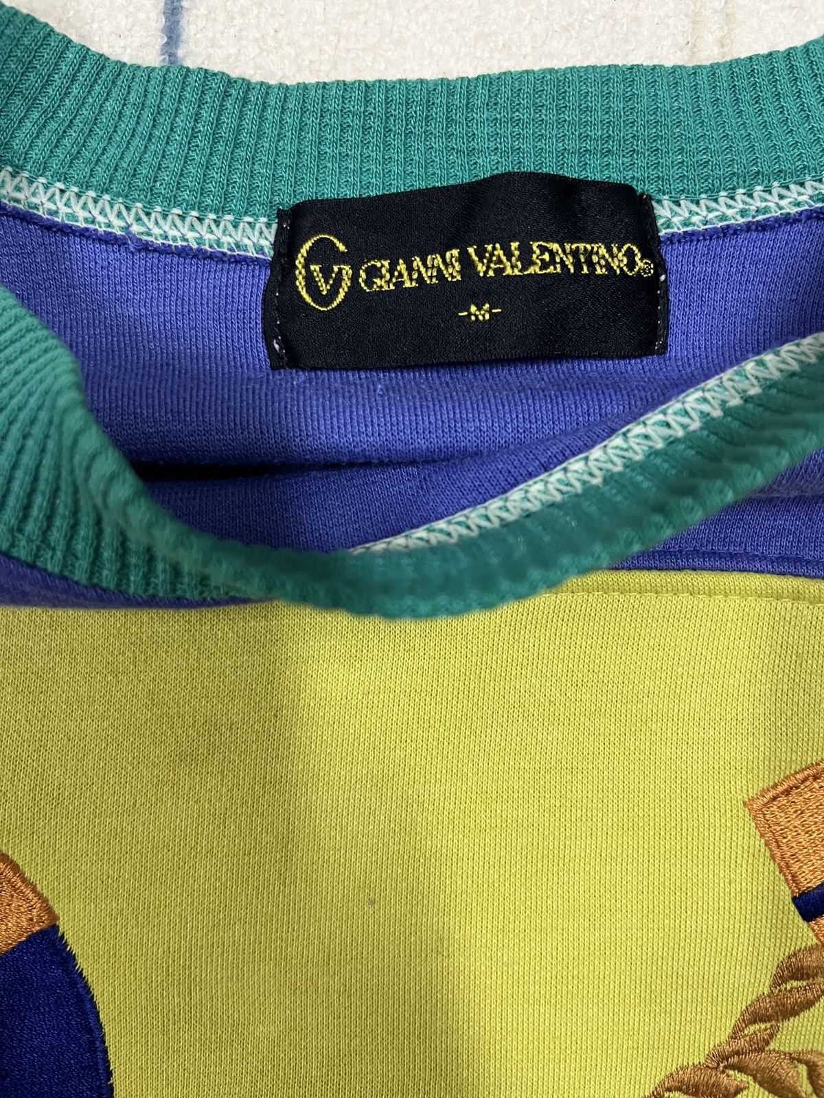 Designer × Vintage Vintage gianni valentino sweatshirt Size US M / EU 48-50 / 2 - 9 Thumbnail