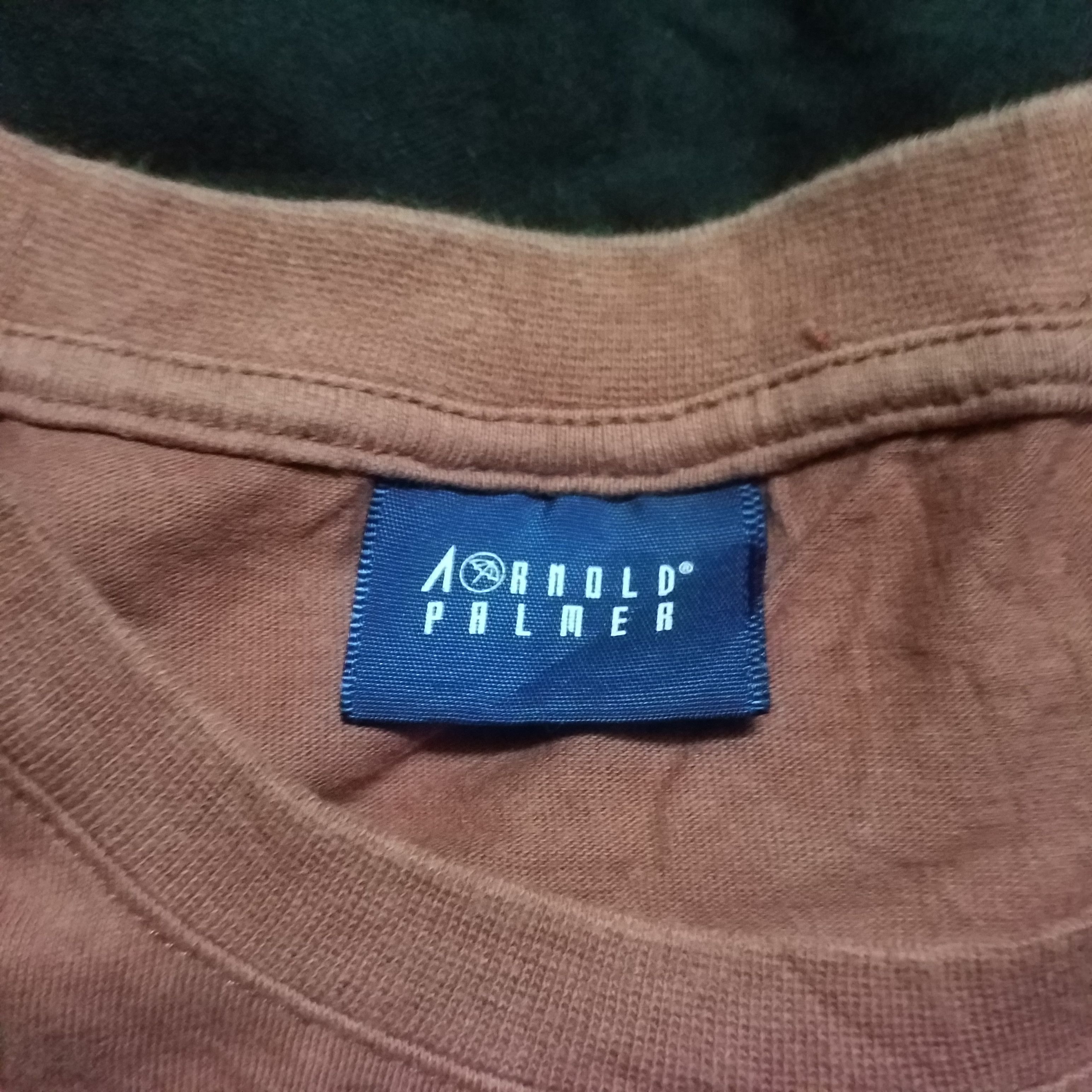 Japanese Brand Plain shirt basic logo arnold palmer like new Size US M / EU 48-50 / 2 - 2 Thumbnail