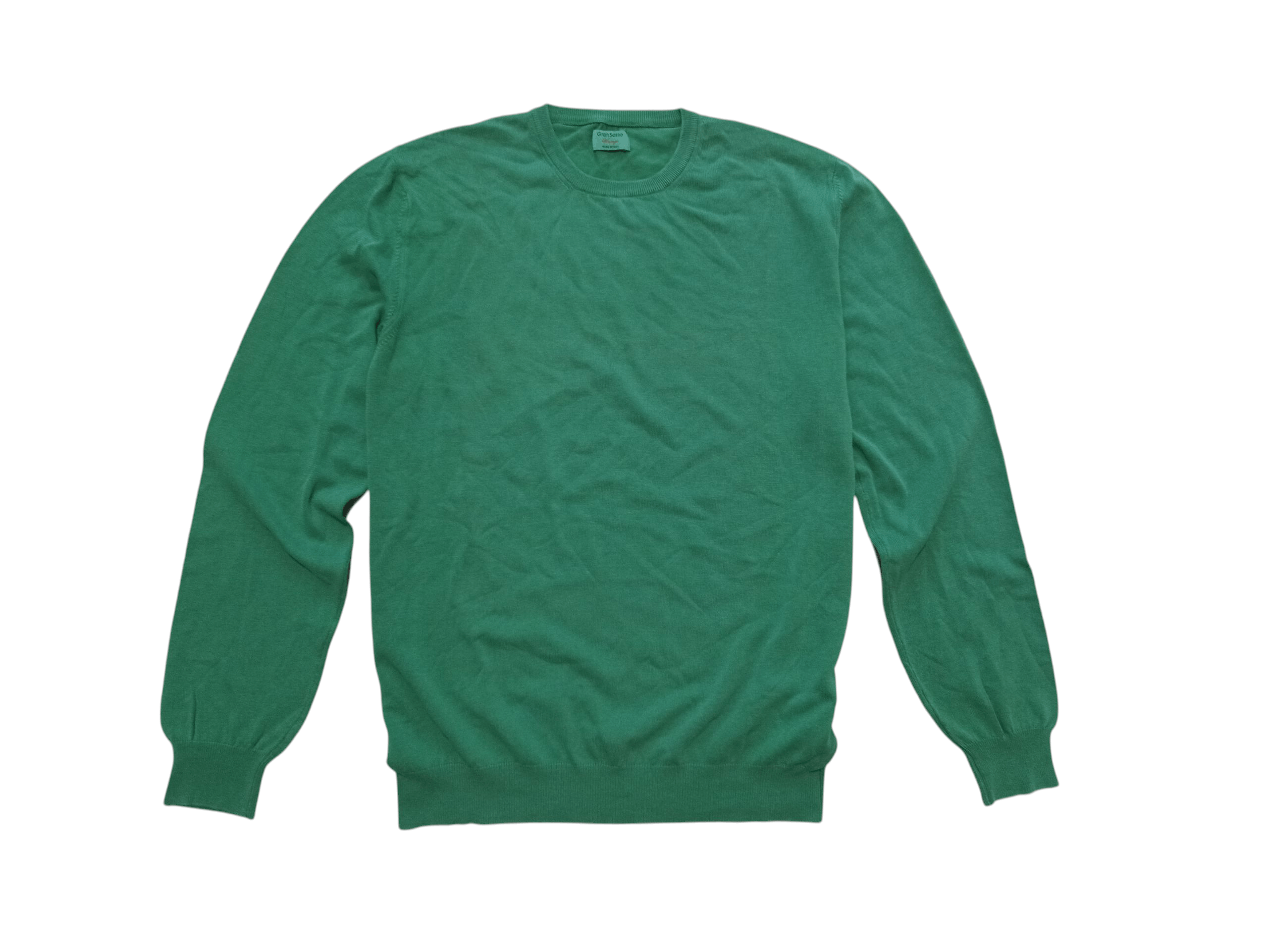 Gran Sasso GRAN SASSO Round Neck Cotton Sweater Size US M / EU 48-50 / 2 - 1 Thumbnail