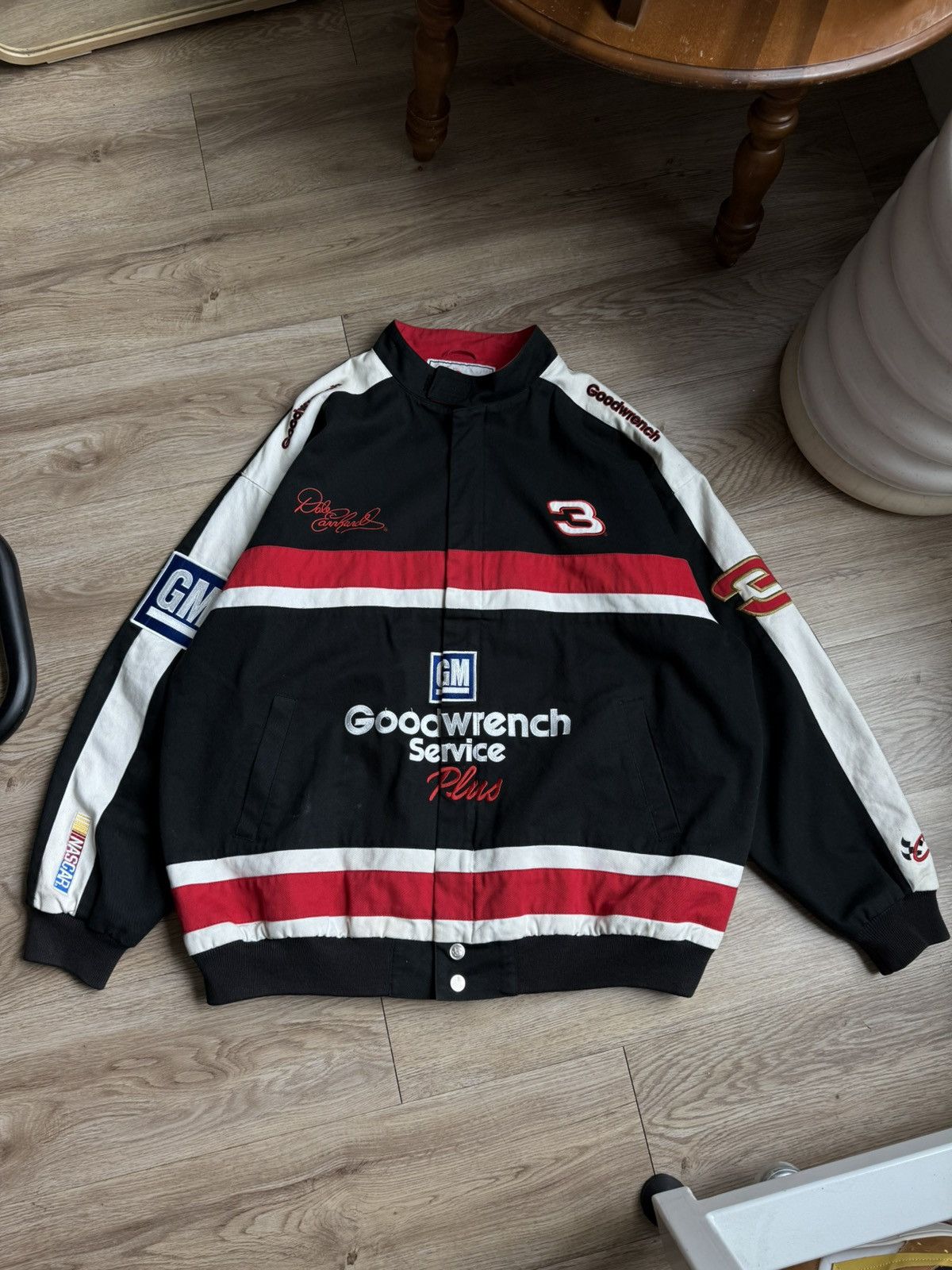 Vintage Vintage Racer Jacket Goodwrench Size US XL / EU 56 / 4 - 1 Thumbnail
