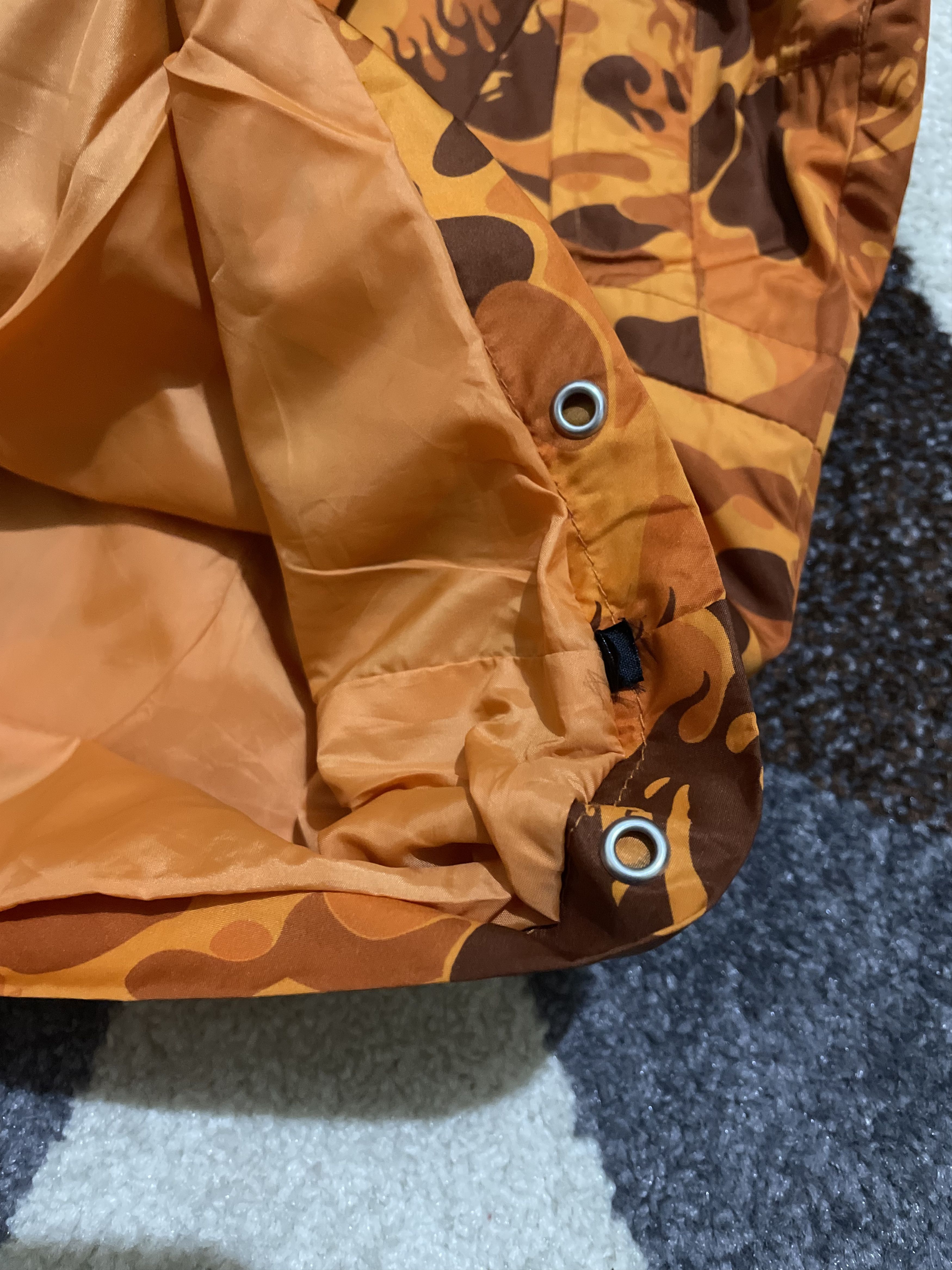 OG Bape Fire Camo Snowboard Jacket