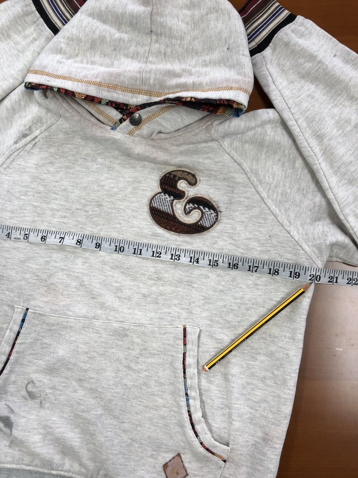 Japanese Brand ILLS Distressed Hoodie Size M / US 6-8 / IT 42-44 - 19 Thumbnail