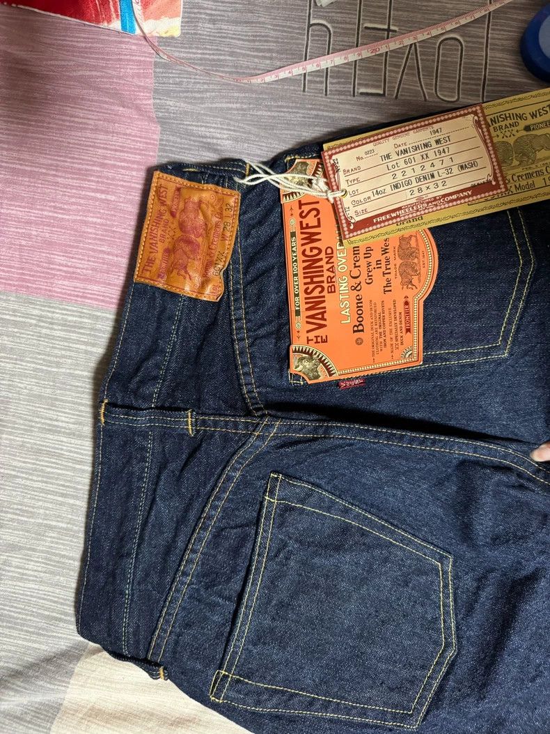 Freewheelers Freewheelers Disappearing West 14 ounces transparent blue Size US 28 / EU 44 - 2 Thumbnail