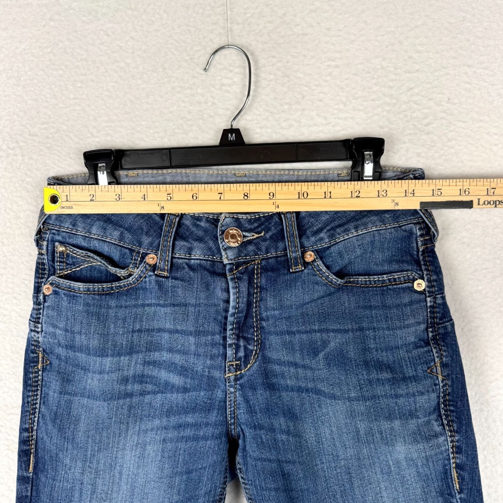 Ariat Ariat Jeans Women 29x30 Stretch Bootcut Denim 5-Pocket Blue Regular M/Wovens Size 29" - 6 Thumbnail